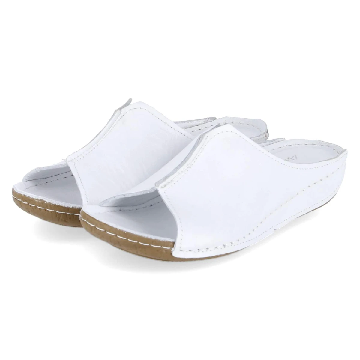 Pantoletten - Weiss