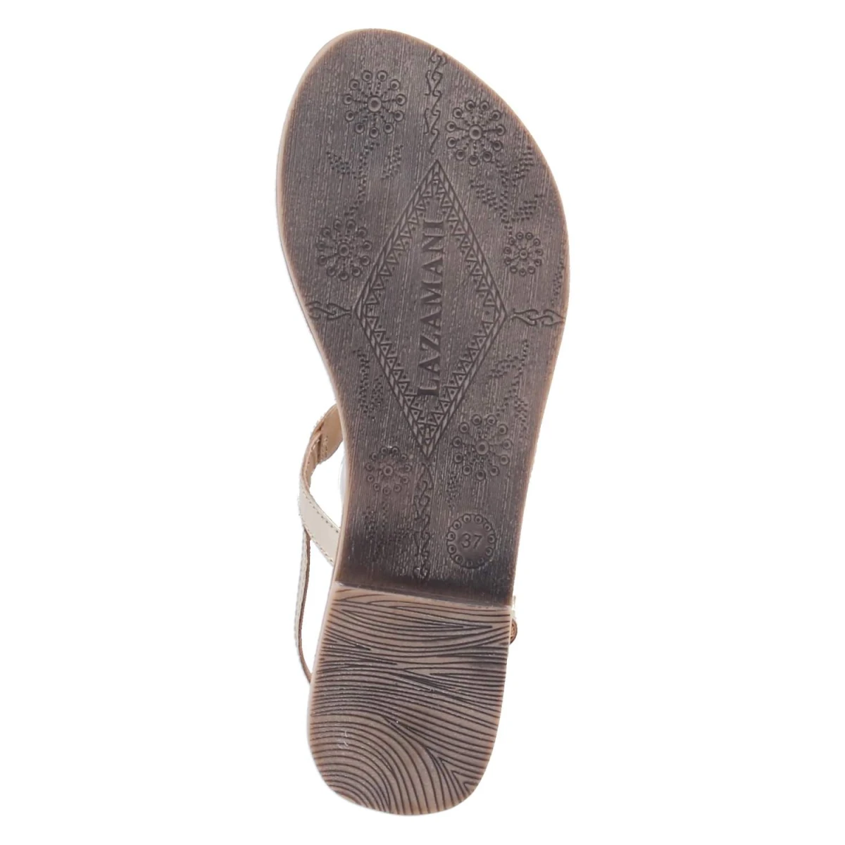 Zehentrenner-Sandalen - gold