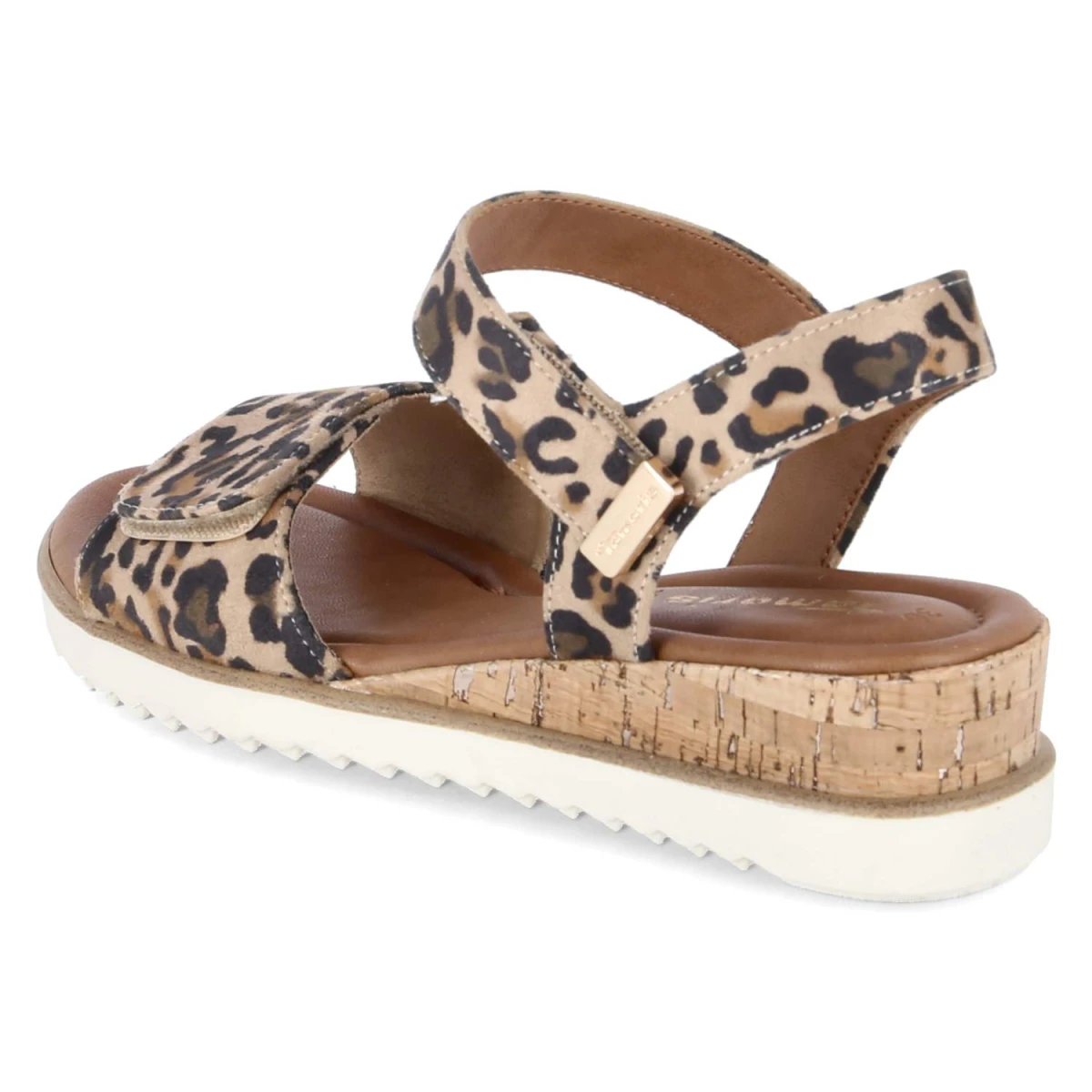 Keilsandaletten - leopard
