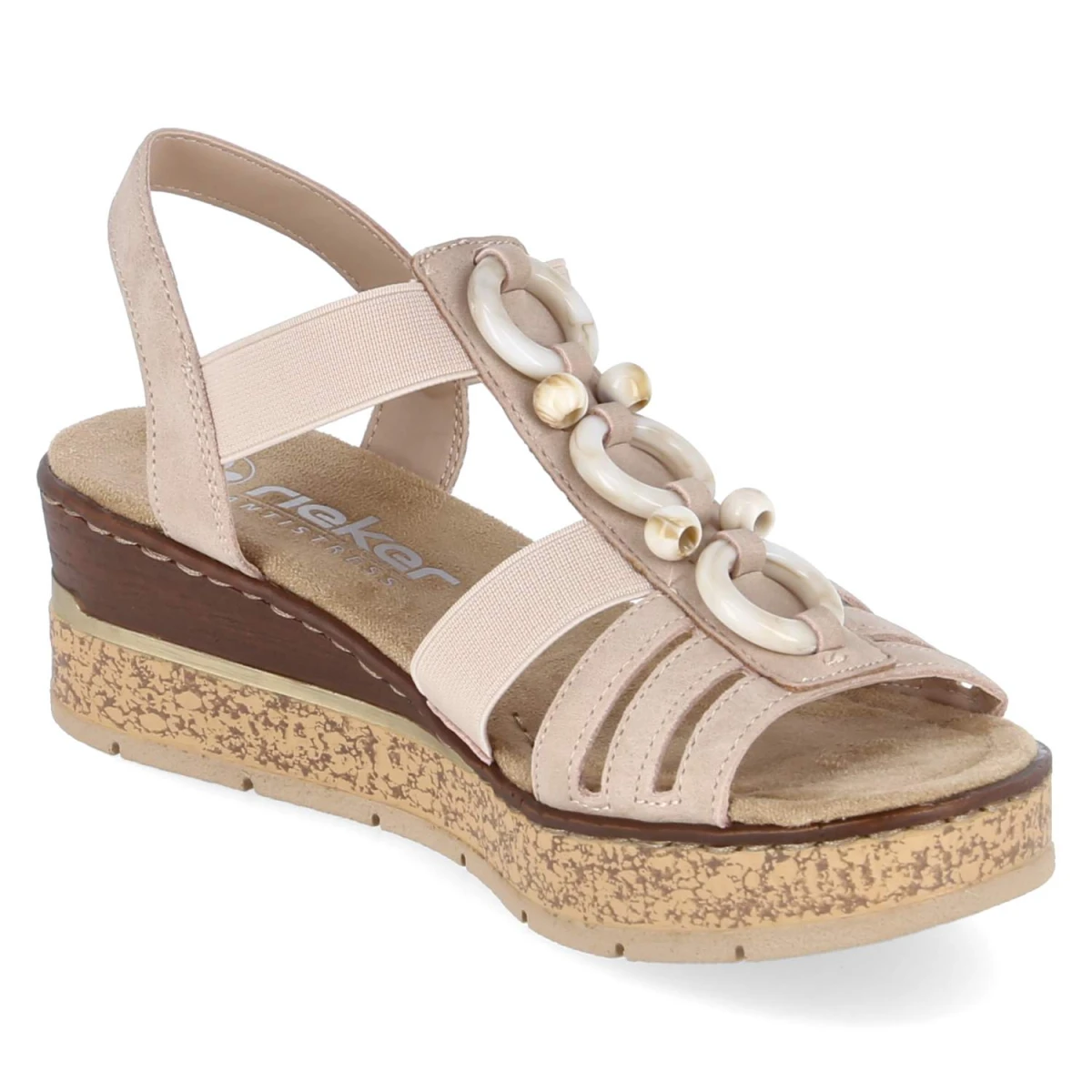 Keilsandaletten - rosa