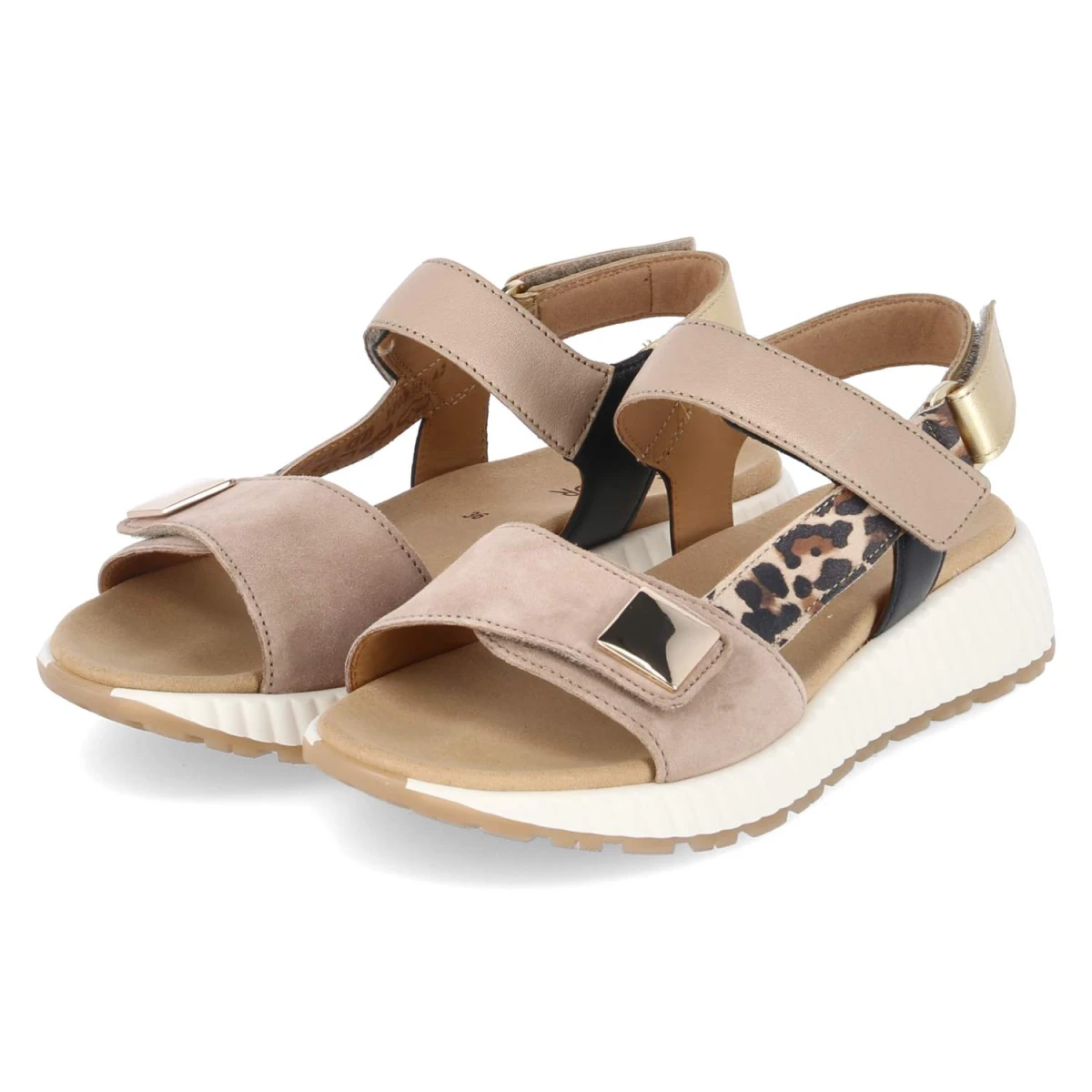 Sandalen - chili/oak/platino