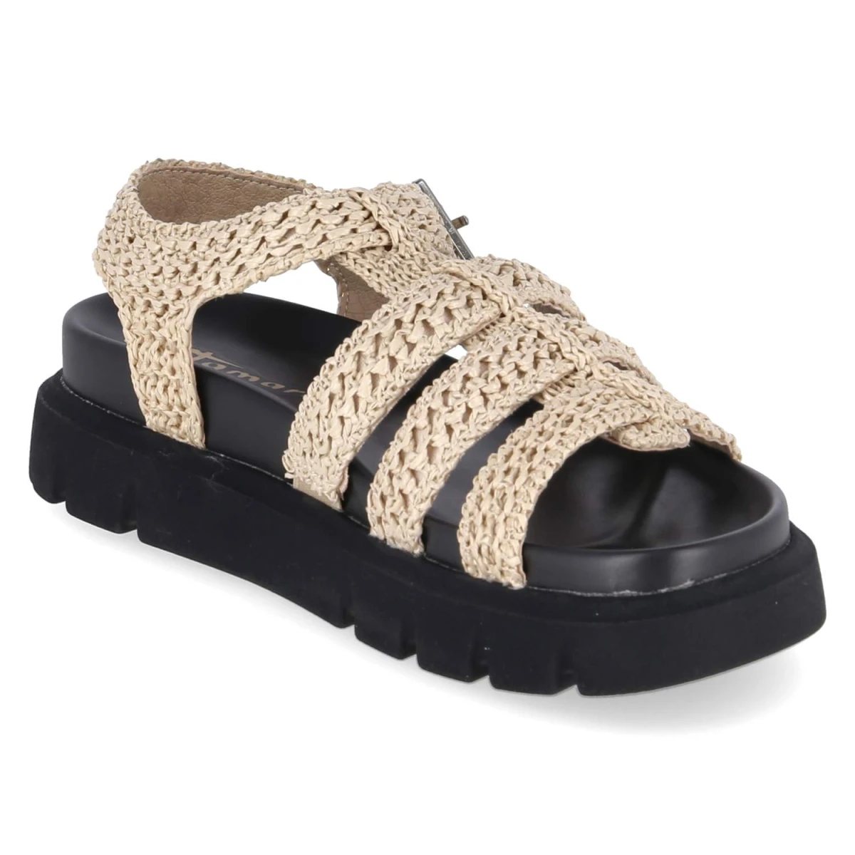 Plateau-Sandalen - beige