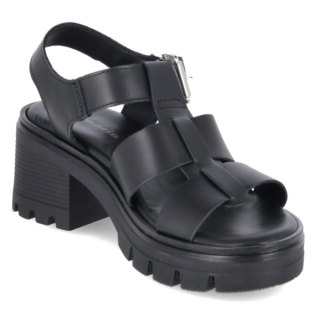 Sandaletten - BLACK LEATHER