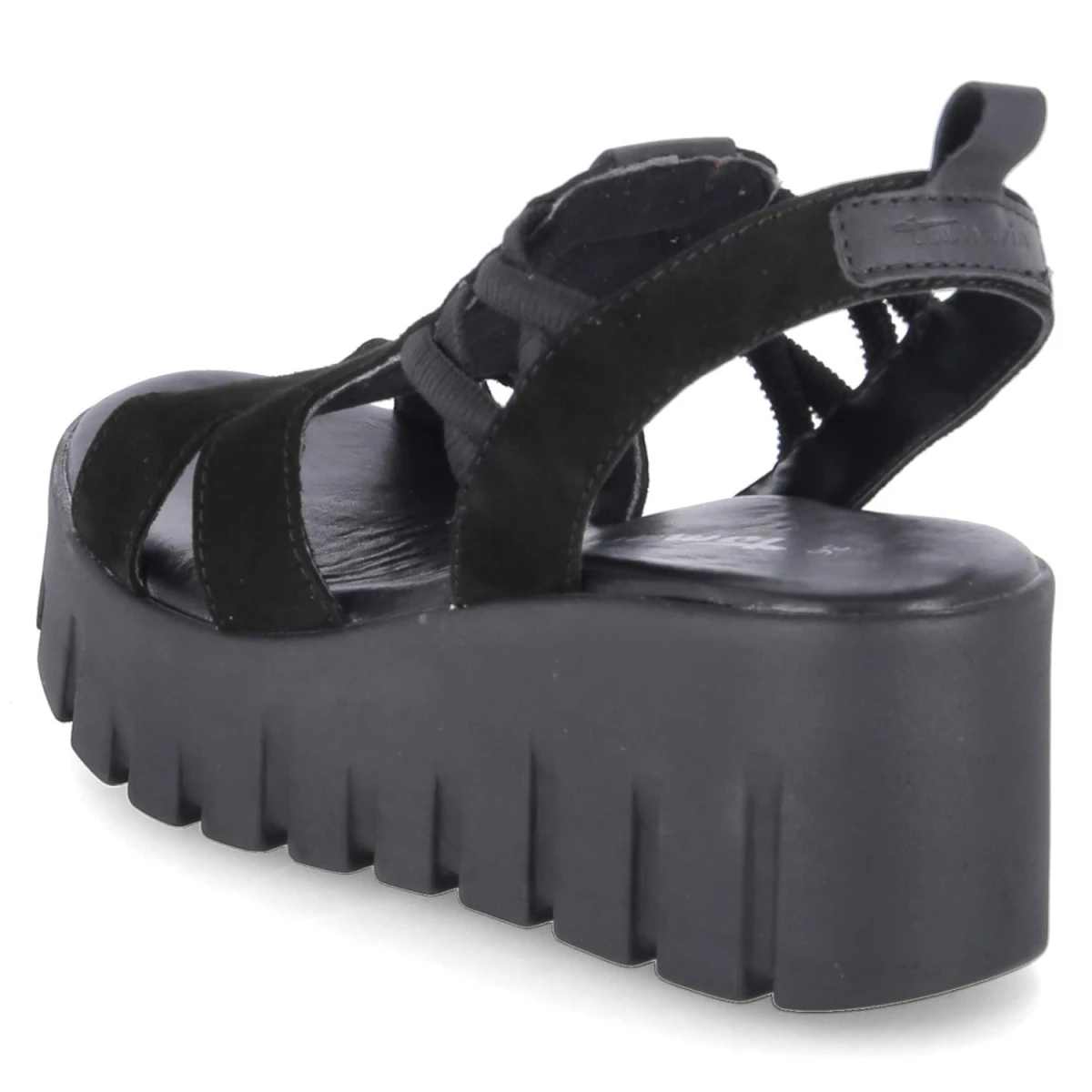 Keilsandaletten - black