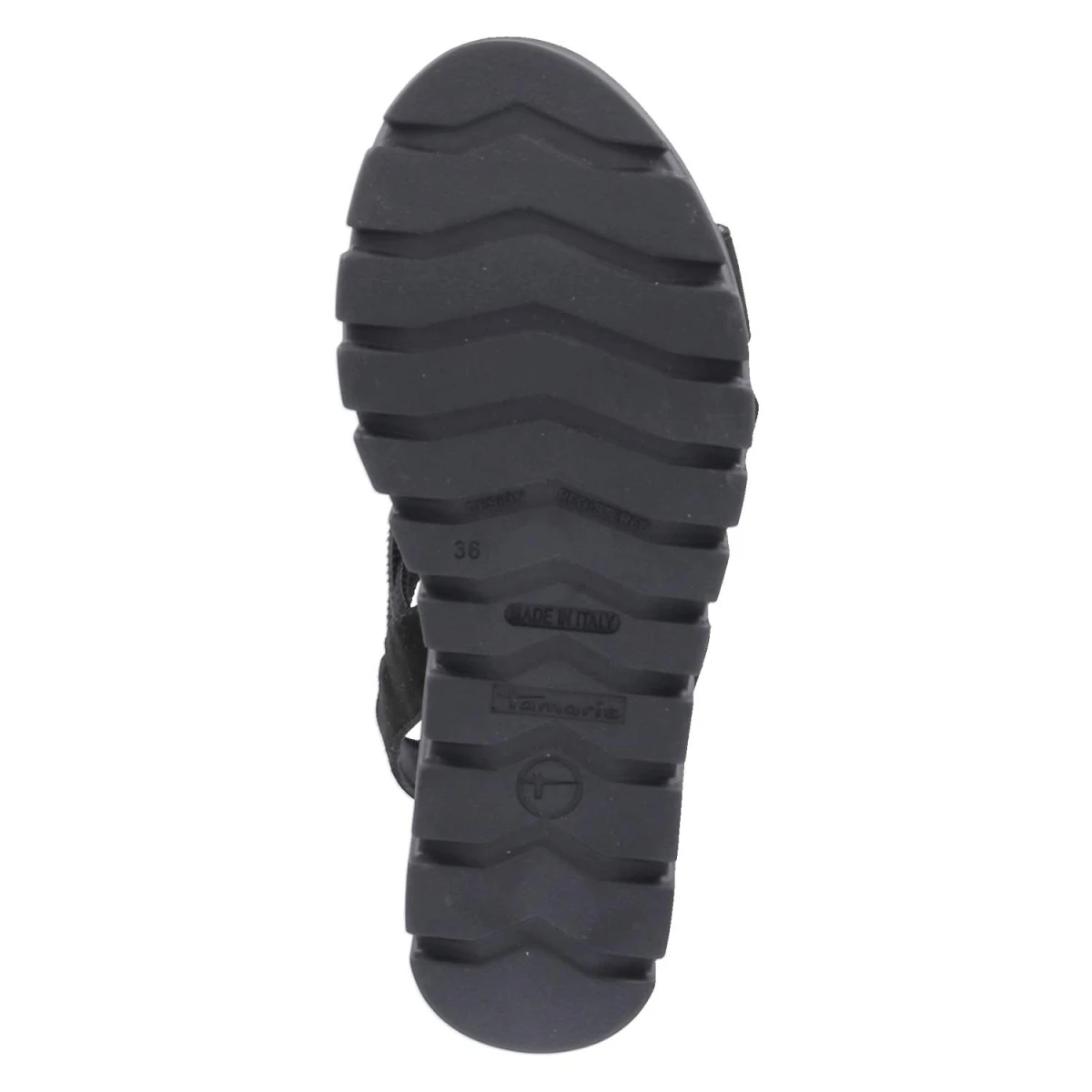 Keilsandaletten - black