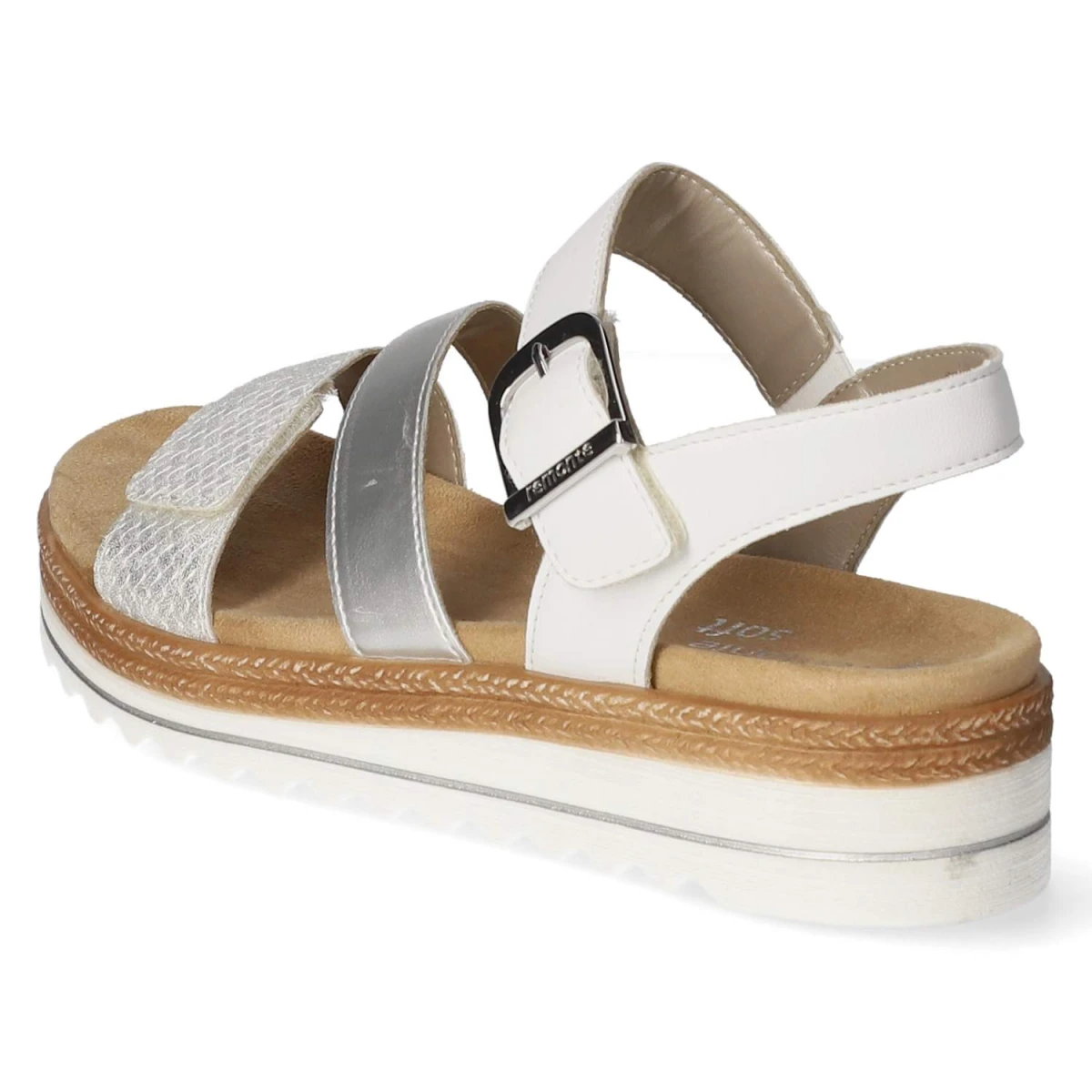 Sandalen - silber/platin