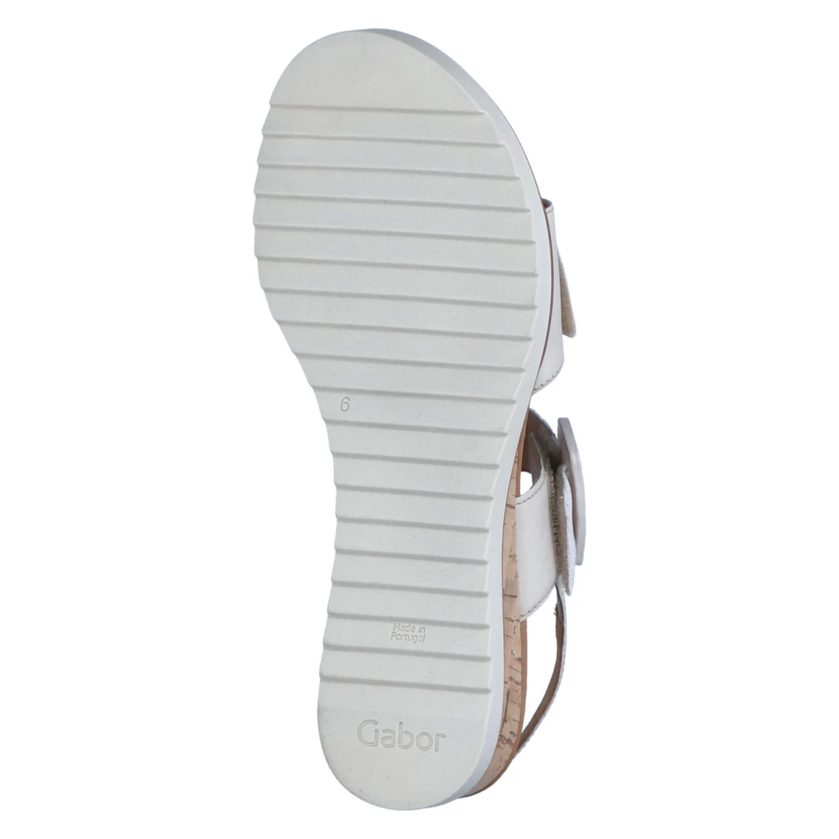 Sandalen - bianco/mus(Kork/cr)