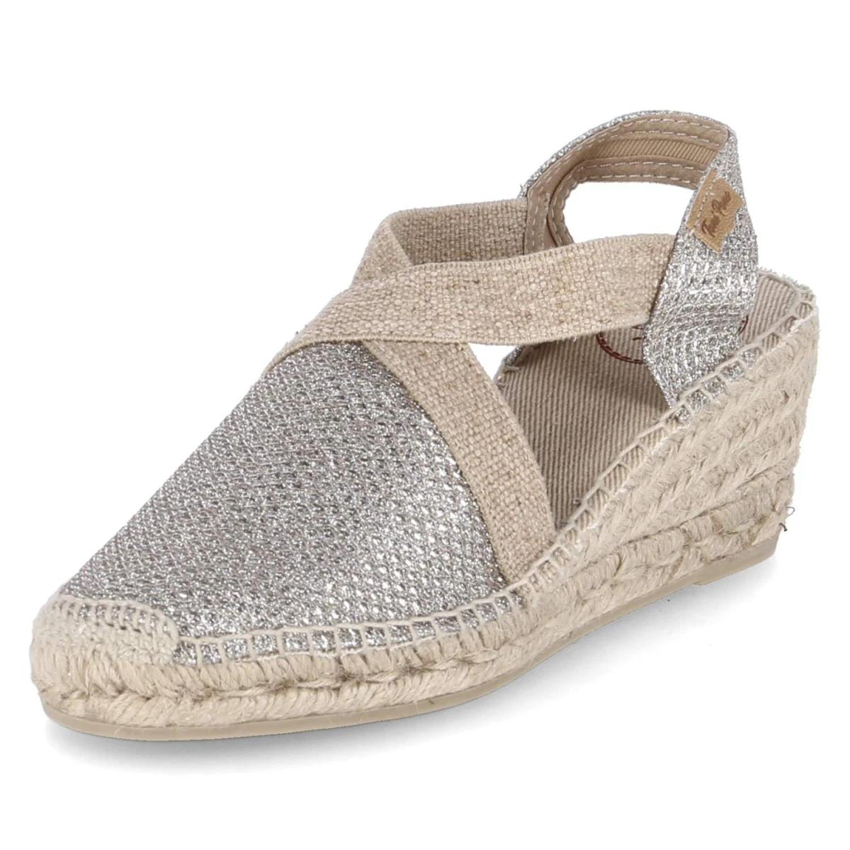 Espadrille-Sandaletten TRITON - platinum