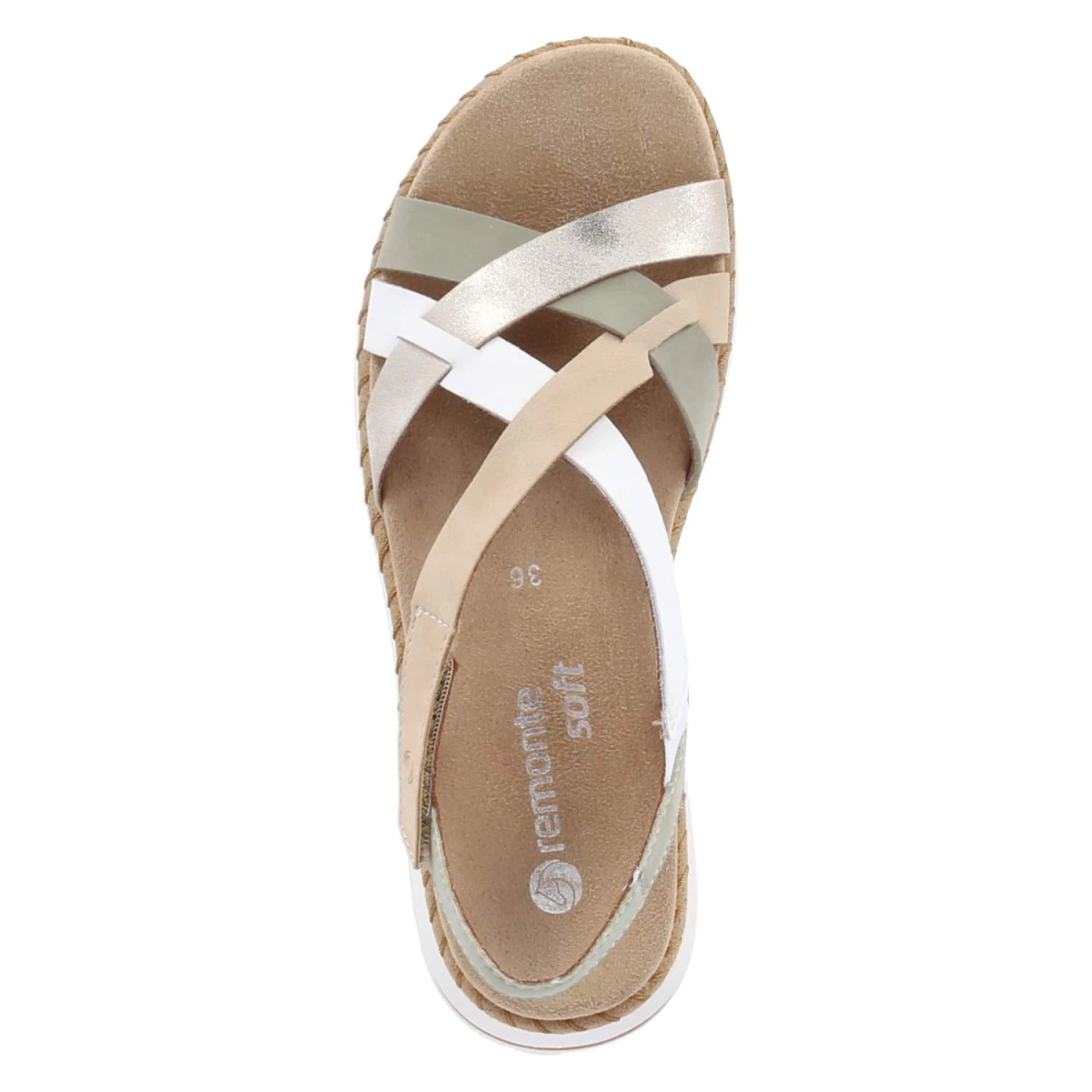 Sandalen - grün kombi
