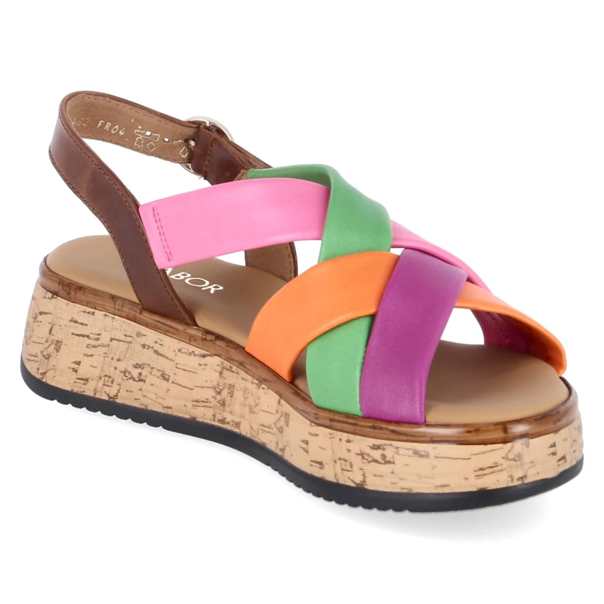 Sandalen - carrot/cam(S.Kork)