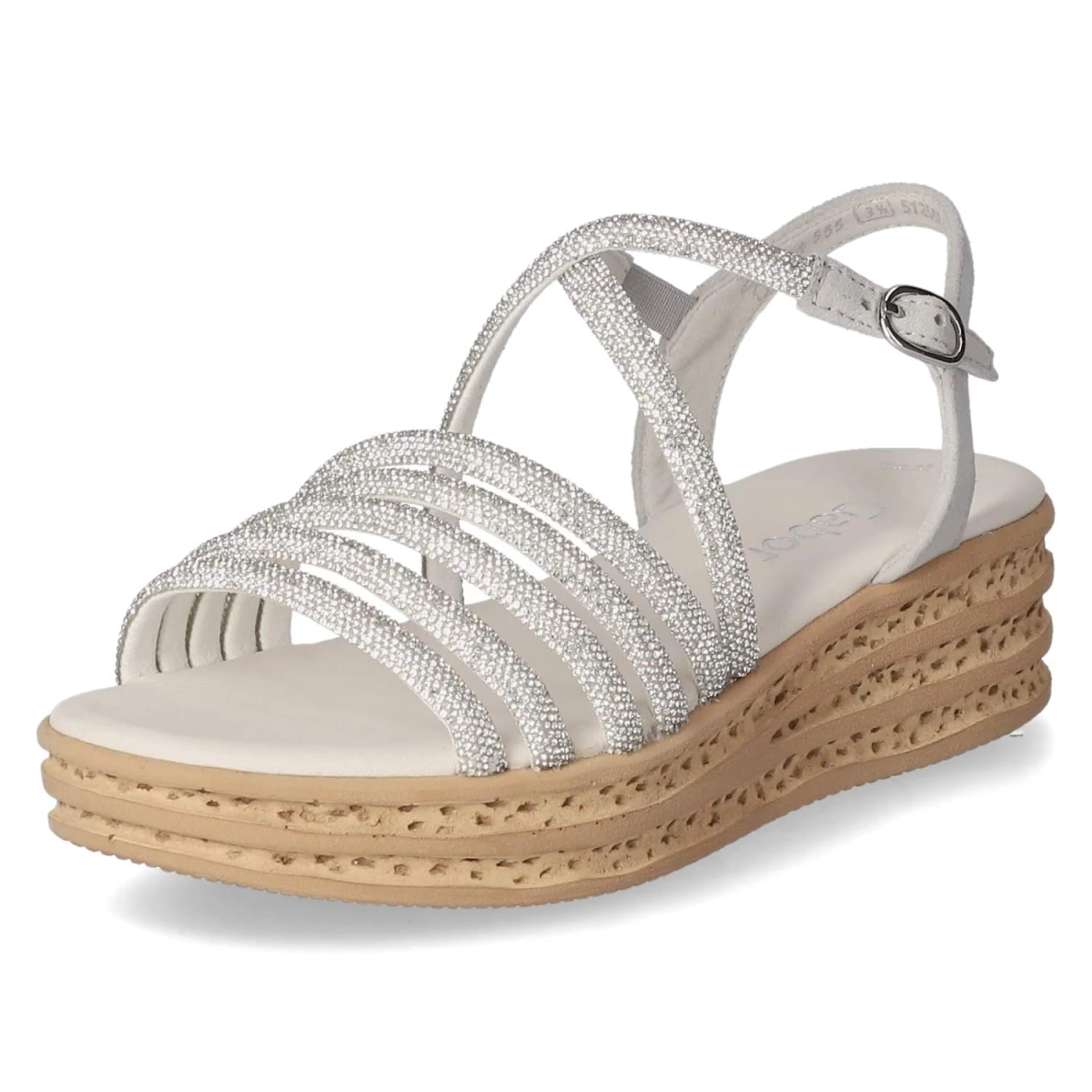 Sandalen - silber/light grey