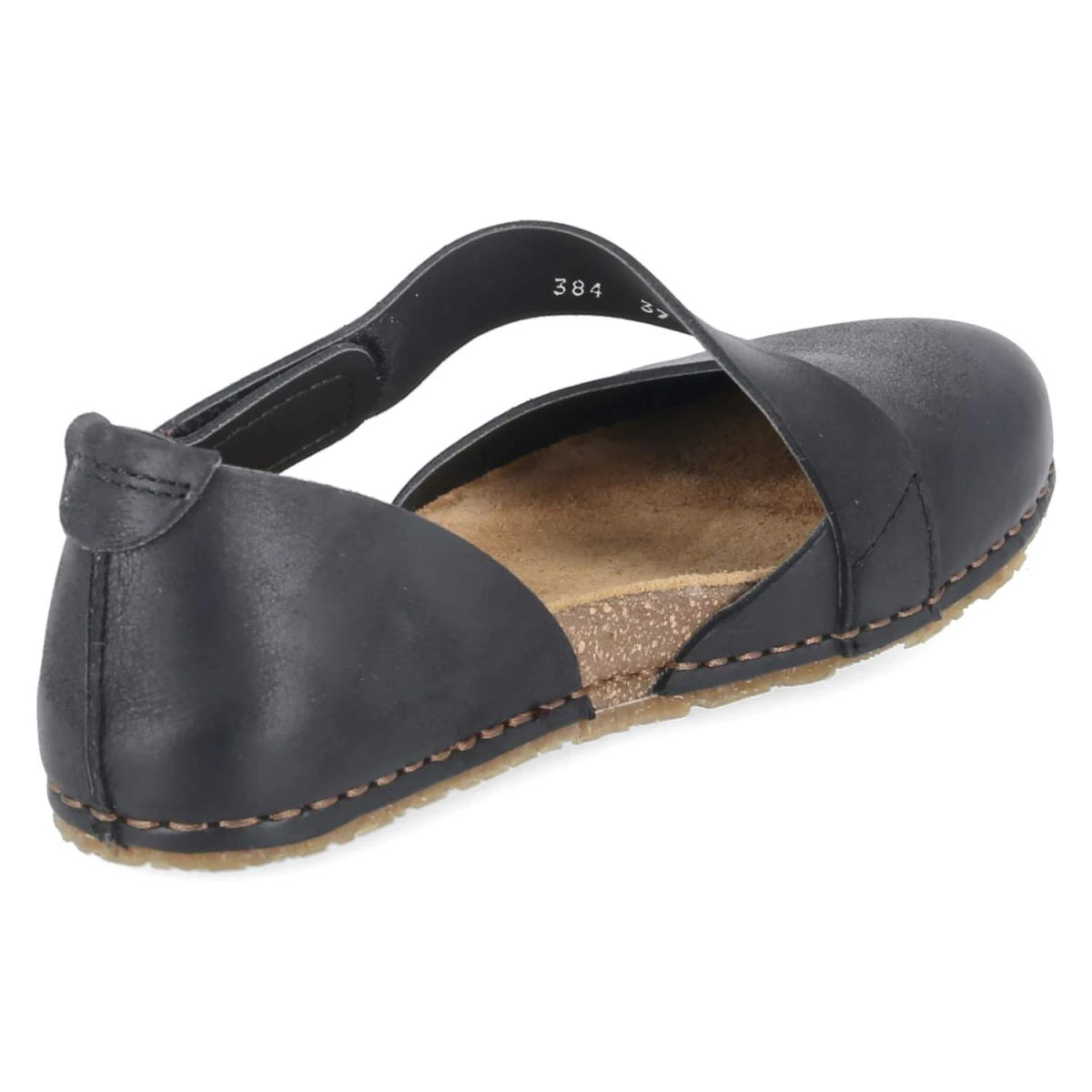 Spangenballerinas CRETA - black