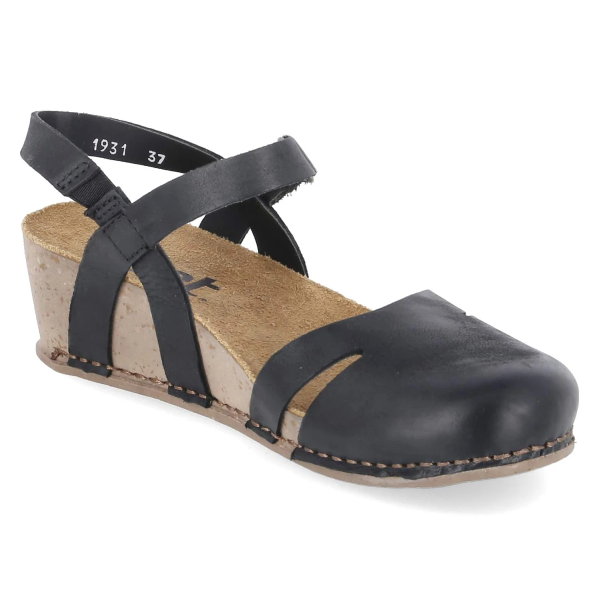 Keilsandaletten I LIVE - black