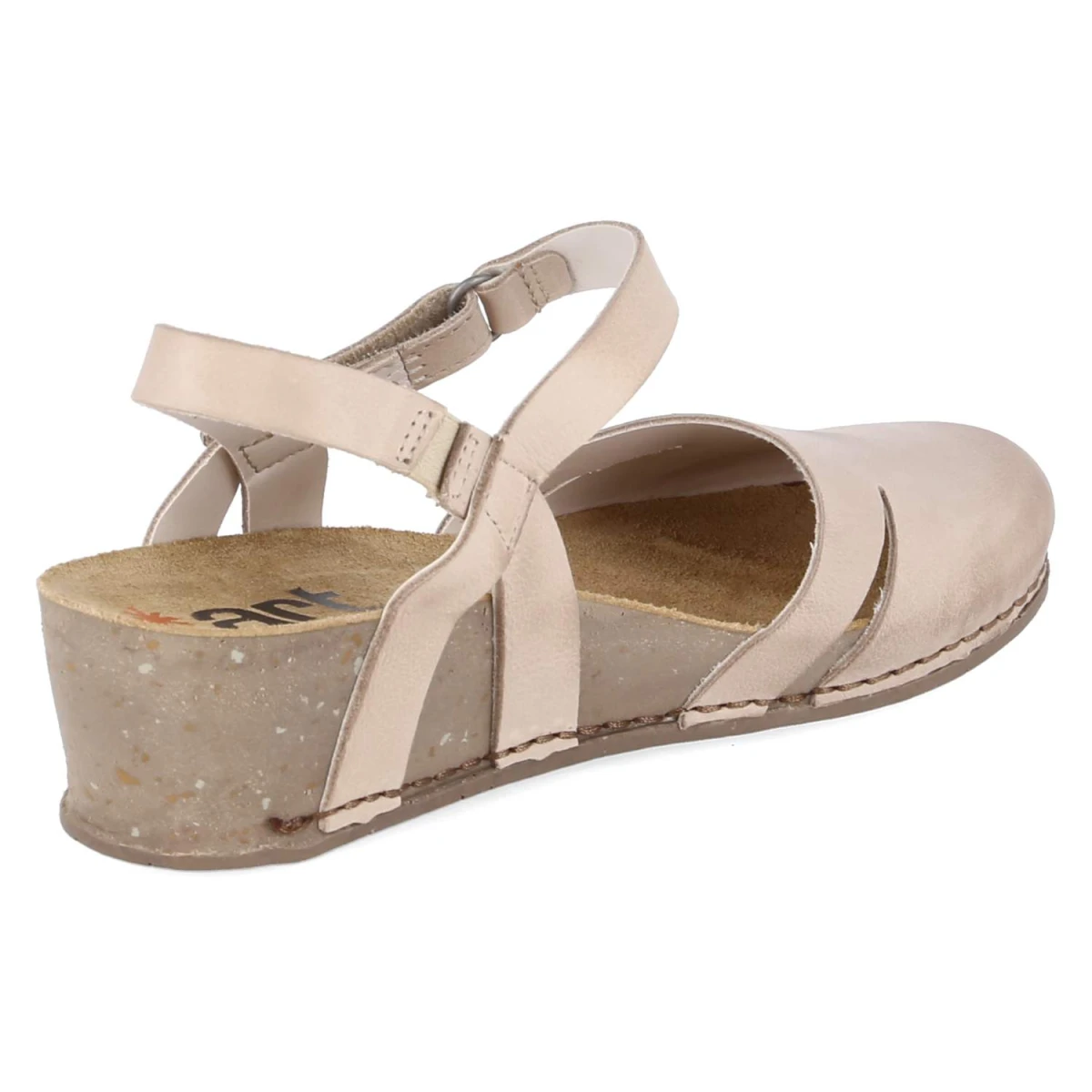 Keilsandaletten I LIVE - cream