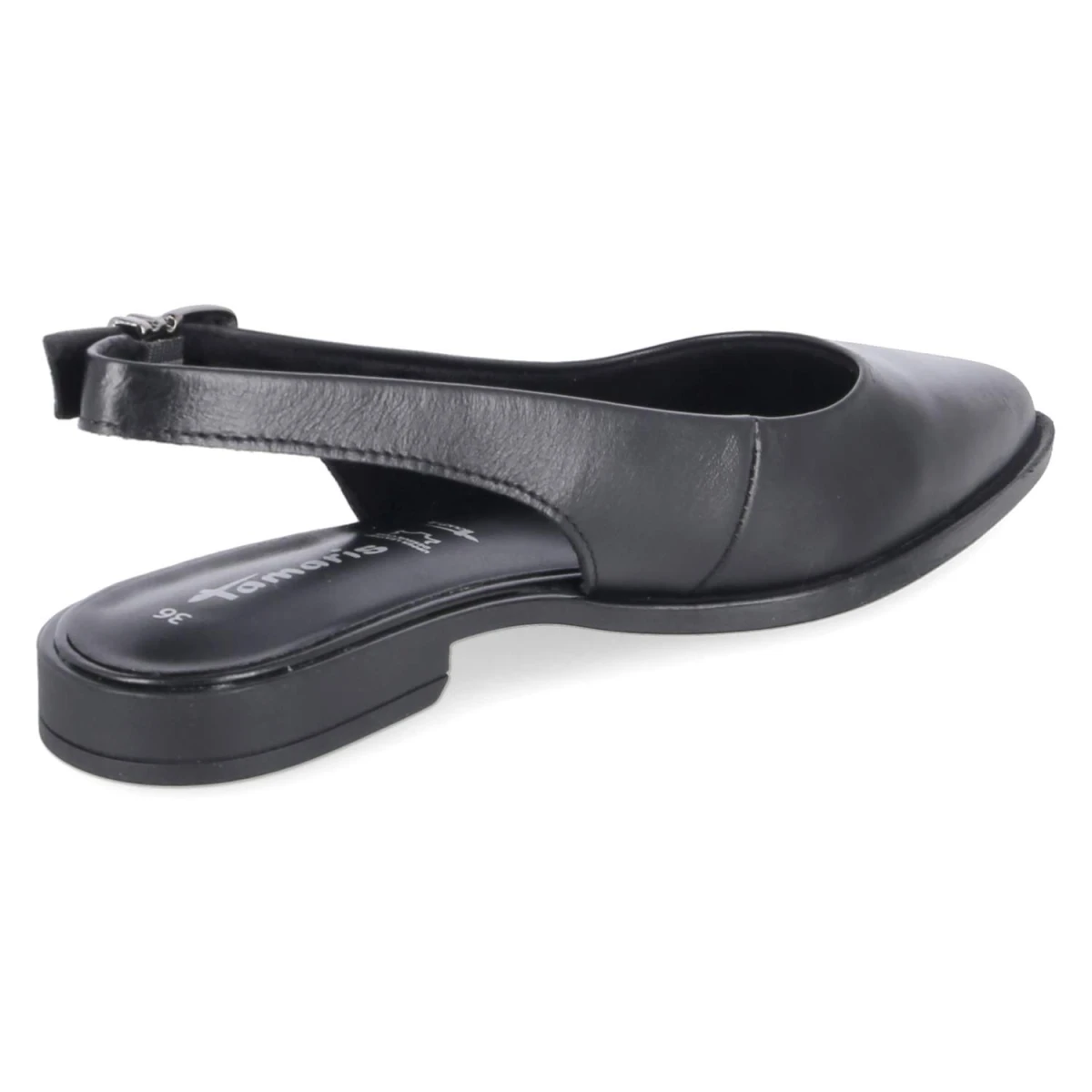 Slingpumps - BLACK LEATHER
