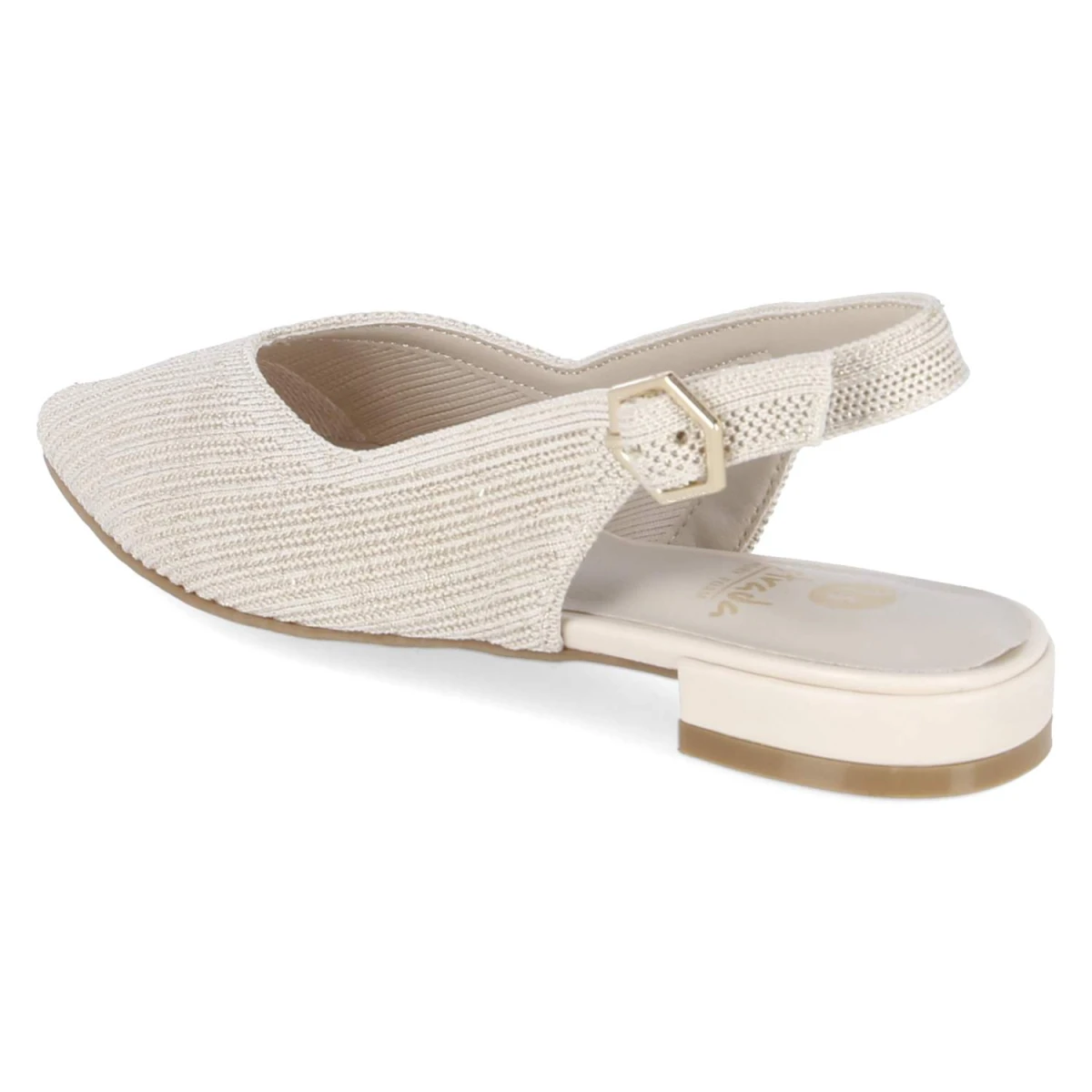 Slingballerinas - beige/gold