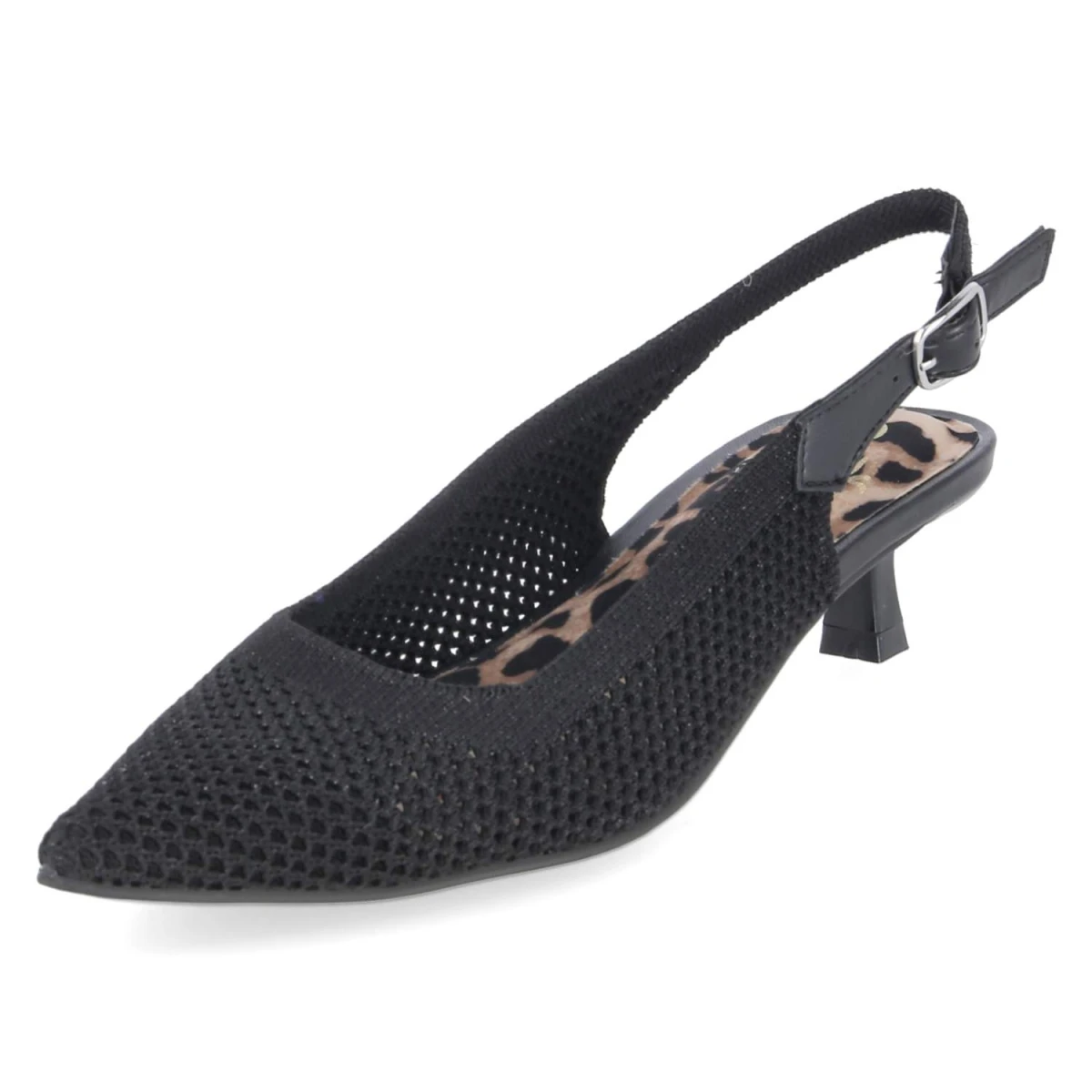Slingpumps - black/silver
