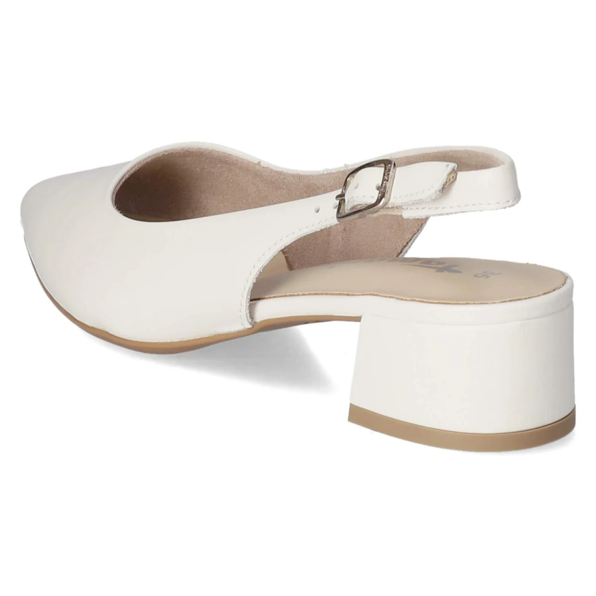 Slingpumps - WHITE LEATHER