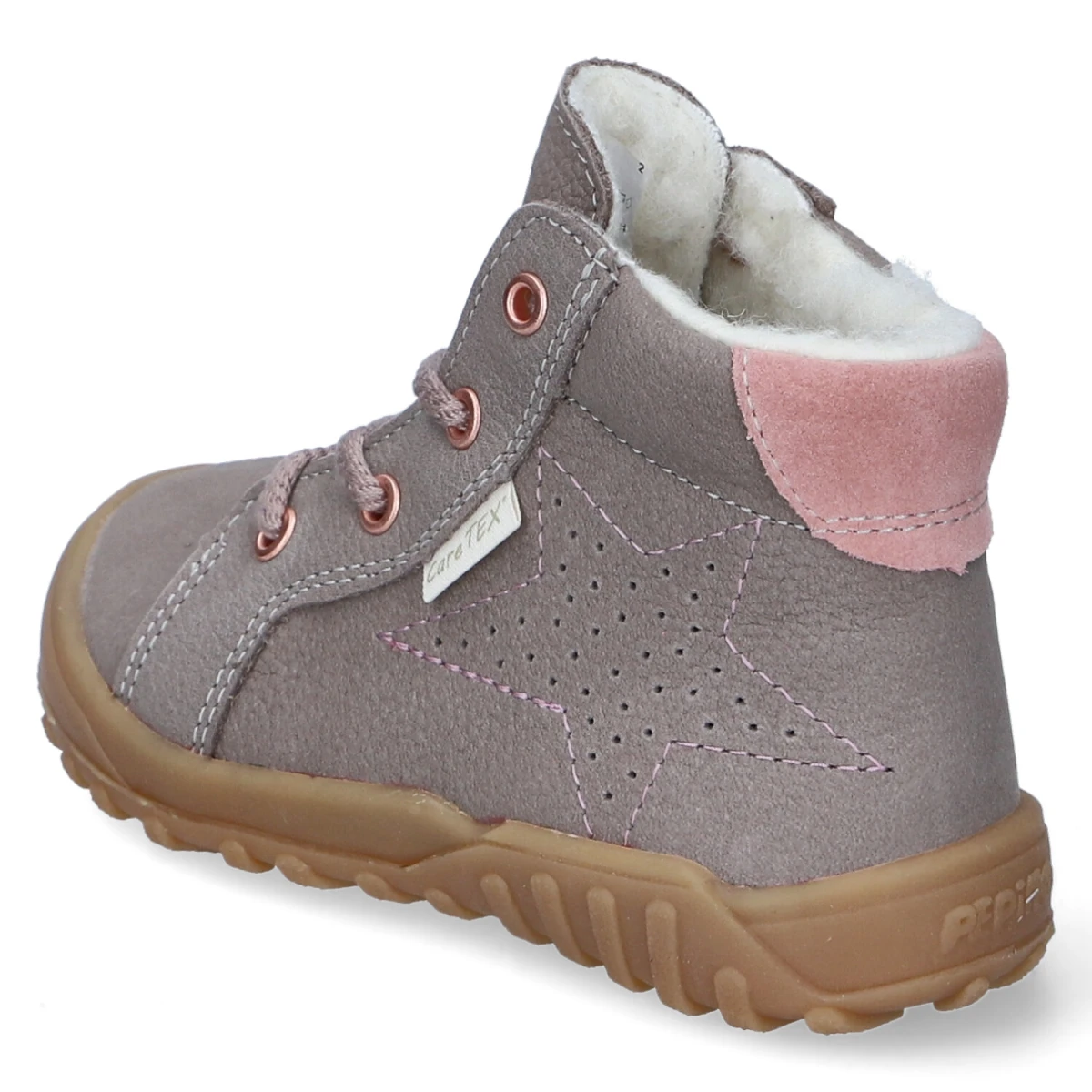 Winterstiefeletten DENNY - kies/rosa