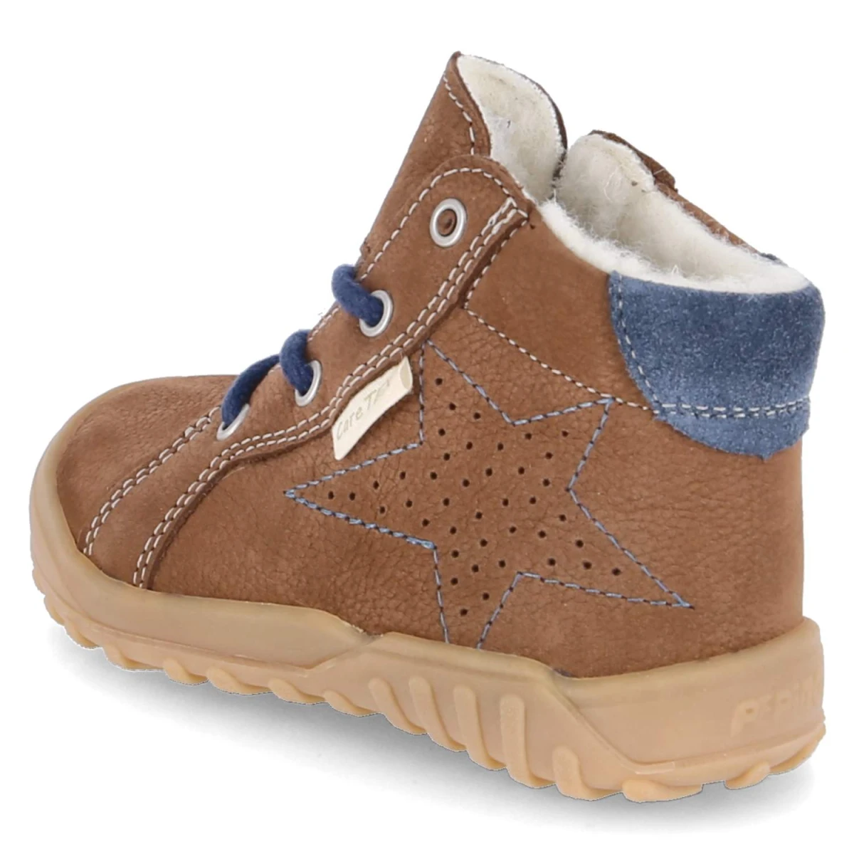 Stiefeletten DENNY - curry/blau
