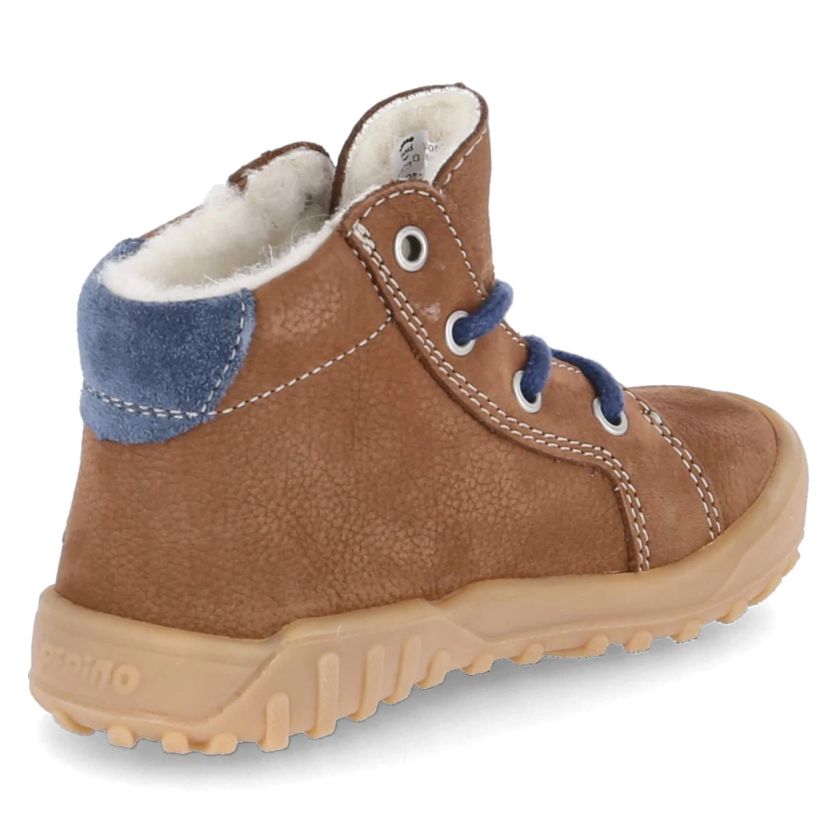 Stiefeletten DENNY - curry/blau