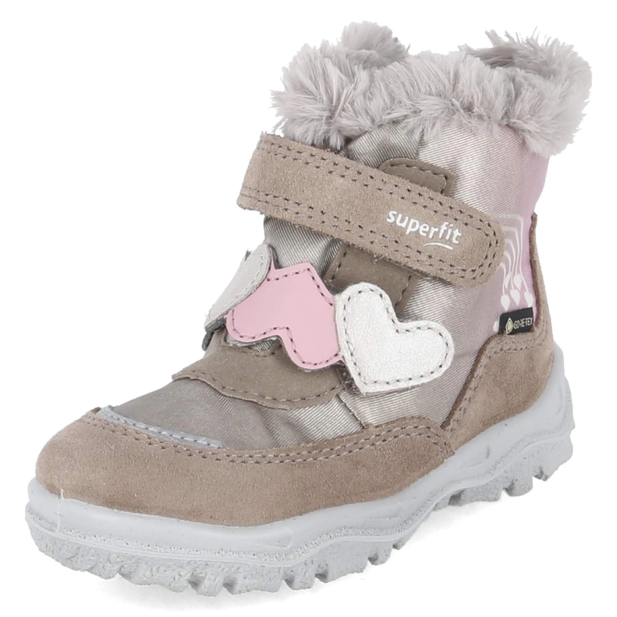 Winterstiefeletten HUSKY - beige/rosa
