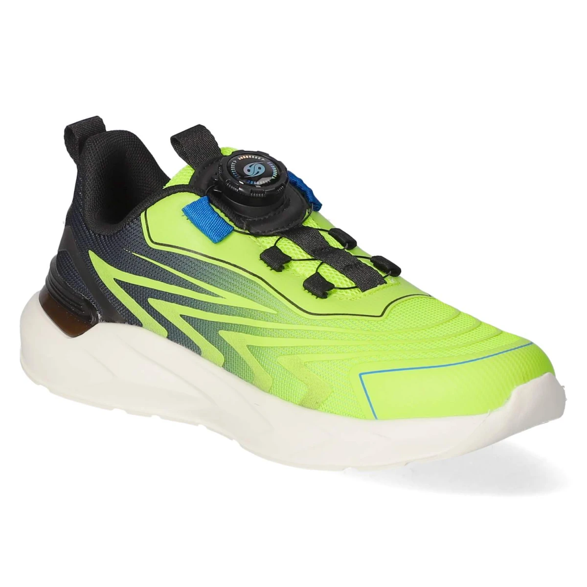 Low Sneaker - hellgrün/schwarz