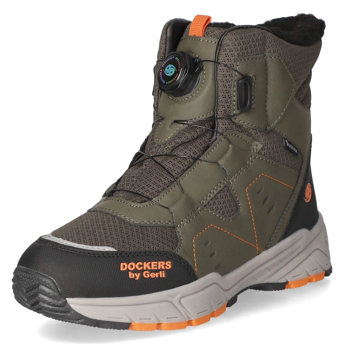 Schnürstiefeletten - khaki