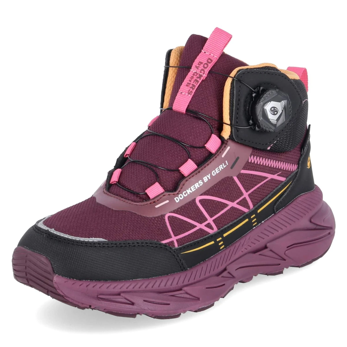 High Sneaker - schwarz/lila