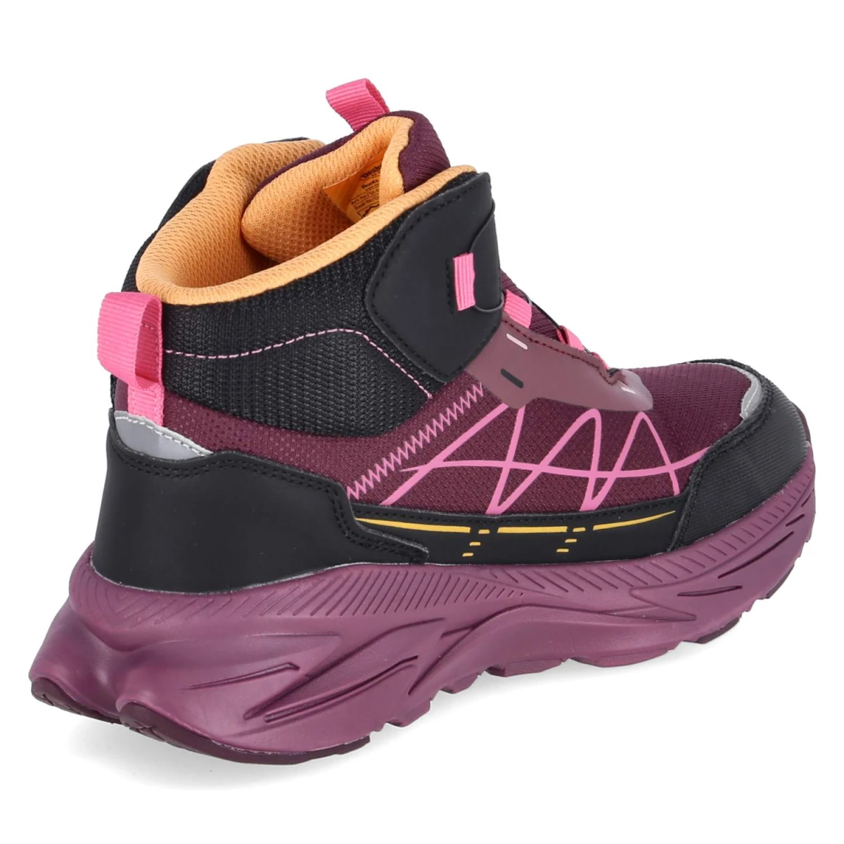 High Sneaker - schwarz/lila