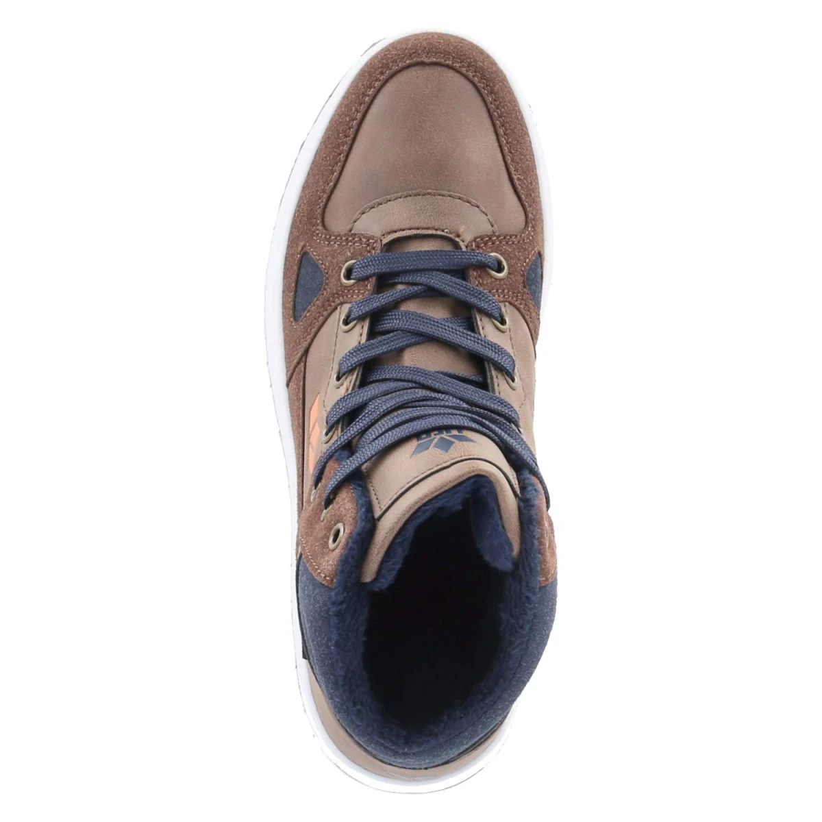 High Sneaker COLDEN - braun/marine/orange