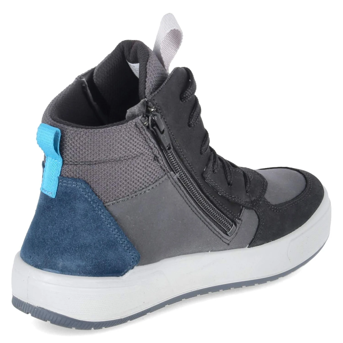 High Sneaker MAVERICK - GRAU/BLAU