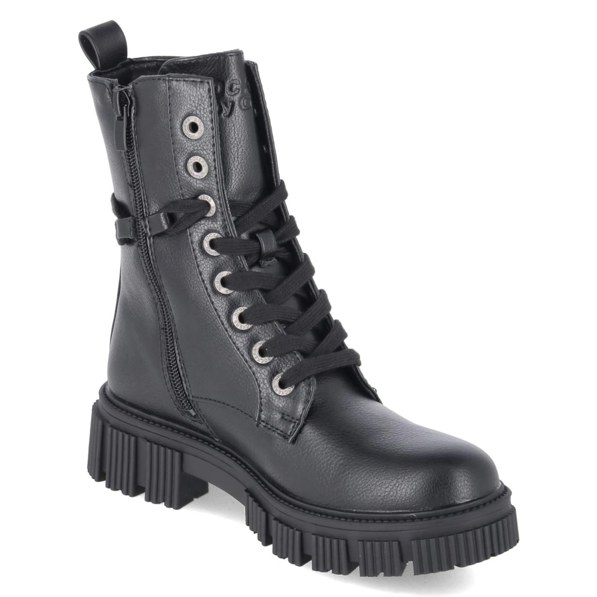 Schnürboots - schwarz