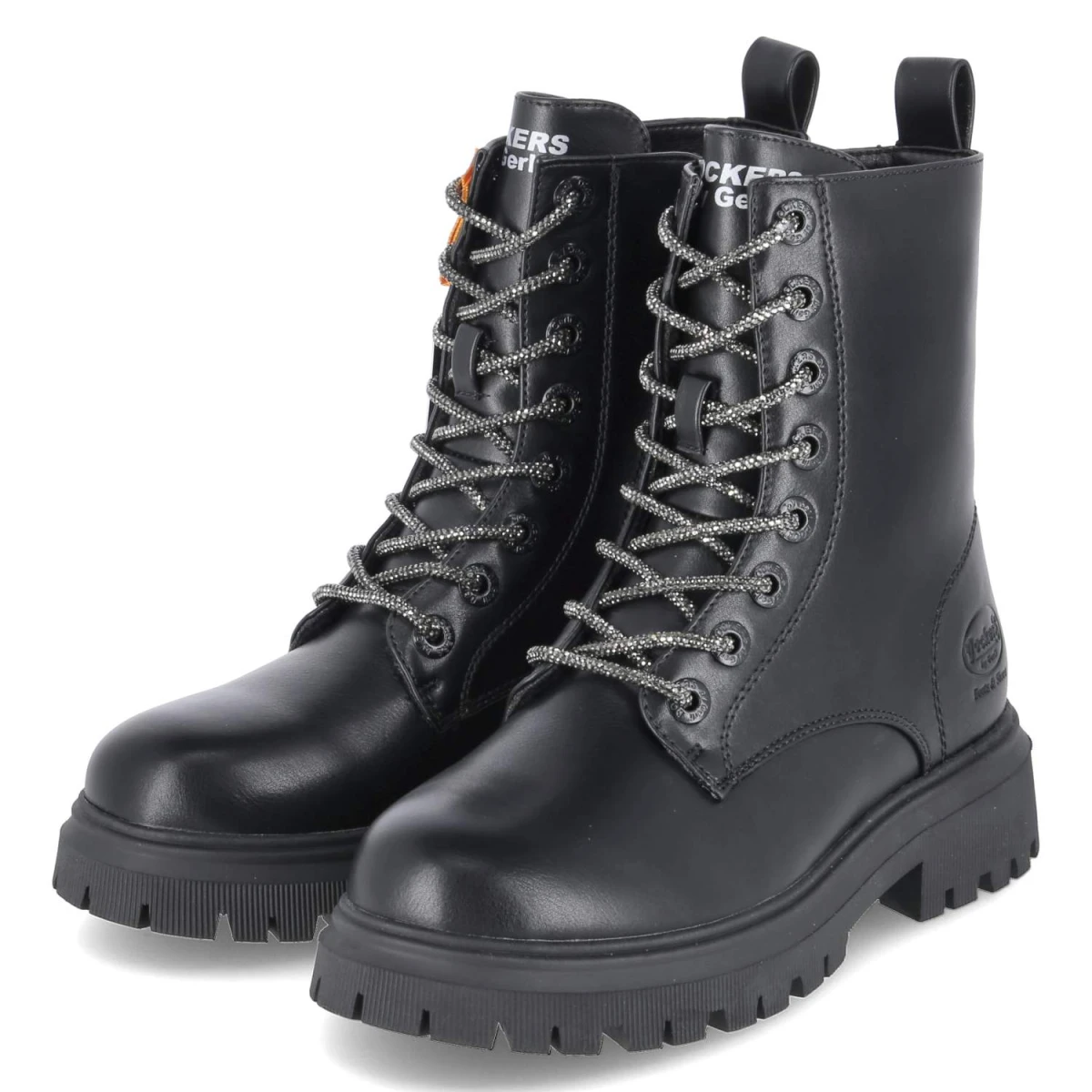 Schnürsboots - schwarz