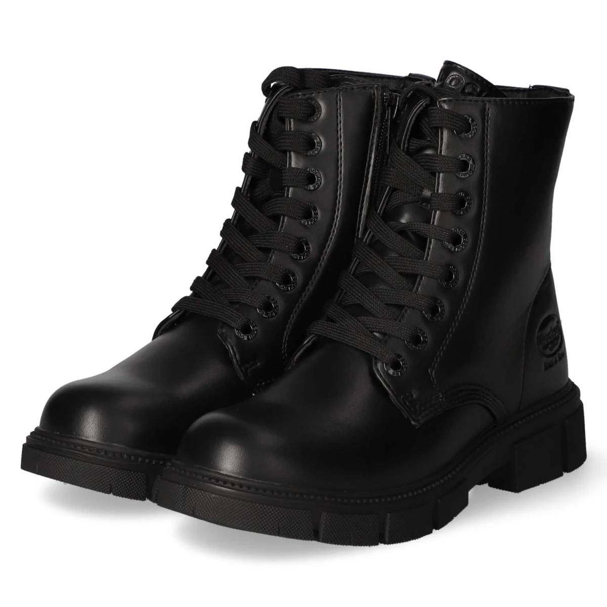 Schnürboots - schwarz