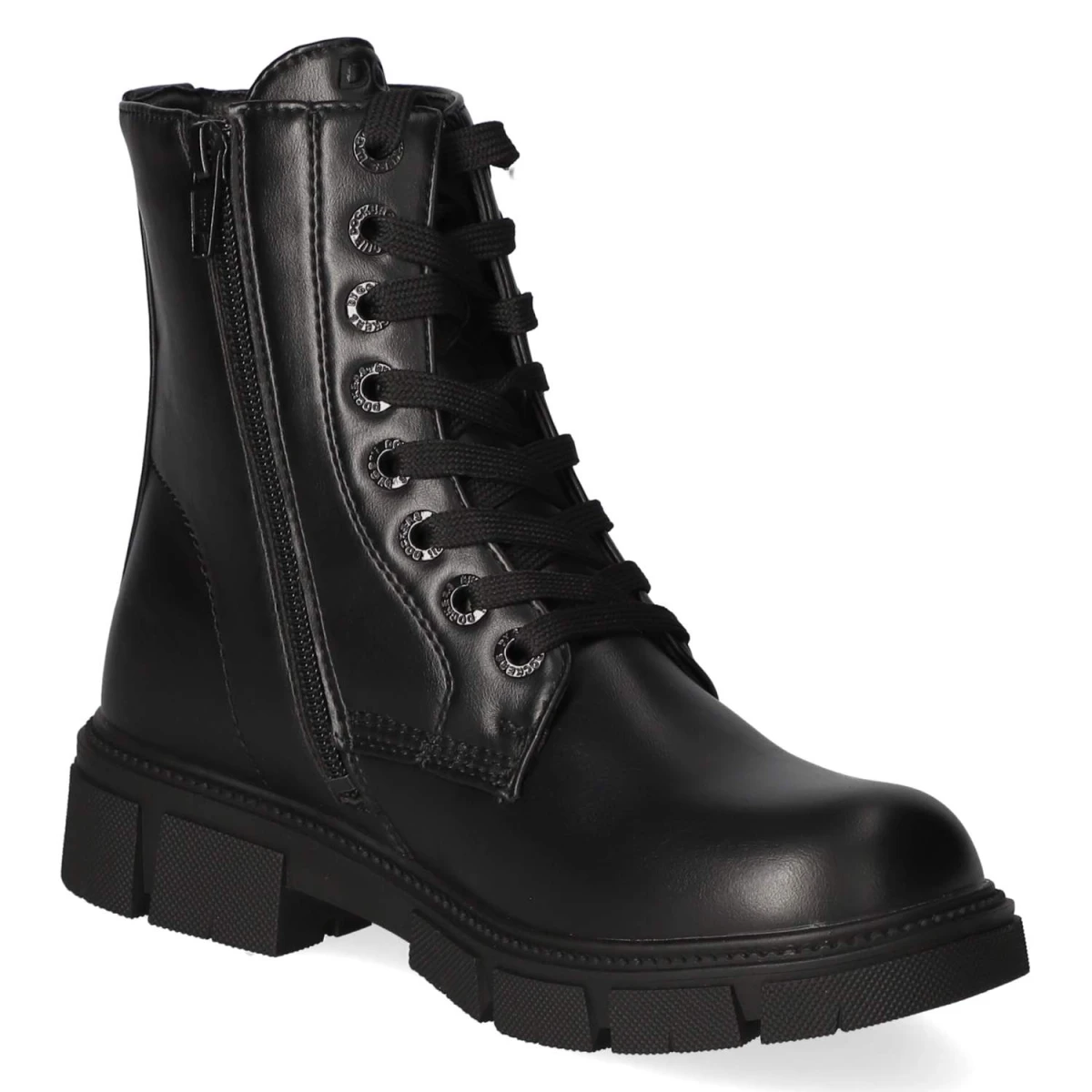Schnürboots - schwarz