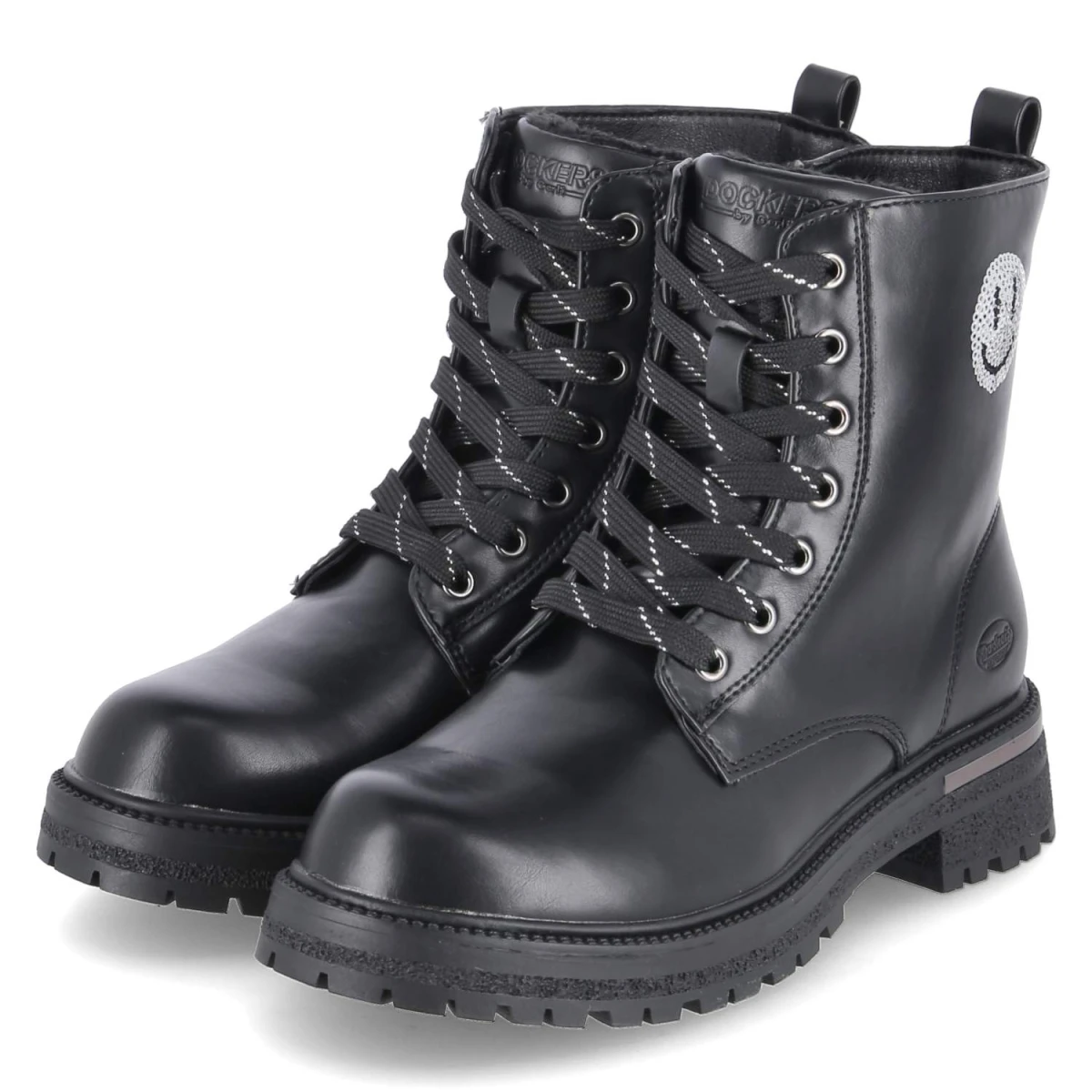 Winterstiefeletten - schwarz/silber