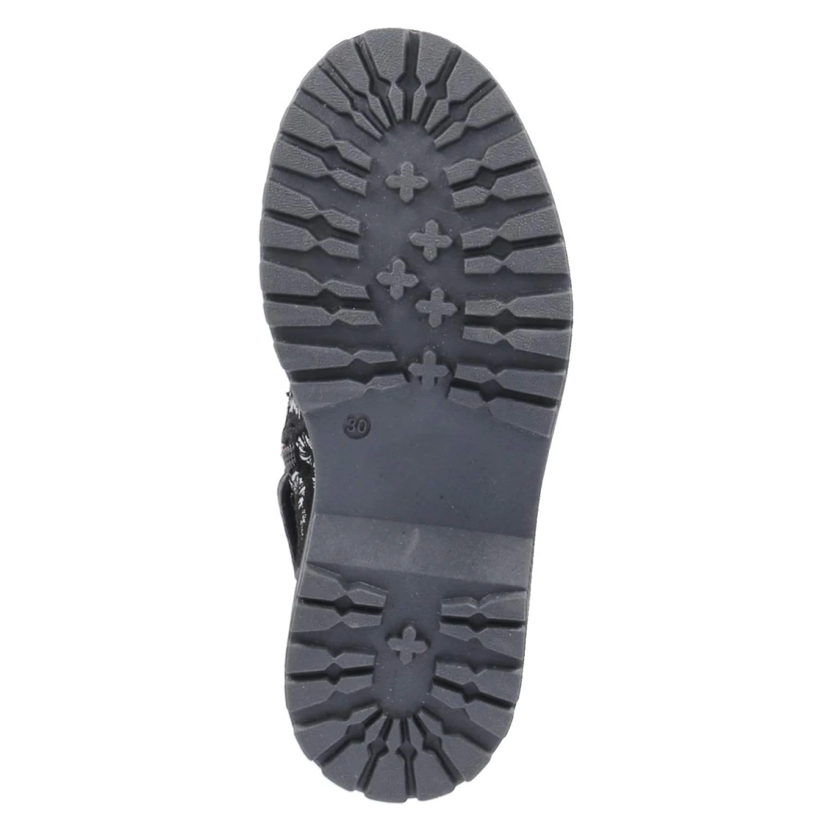 Schnürboots MALATI - schwarz/silber