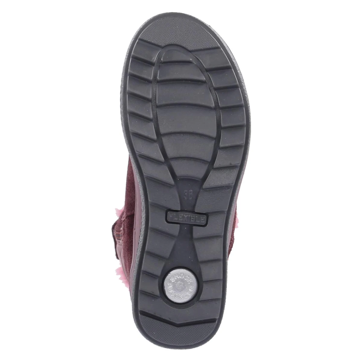 Snowboots - red wine/pink