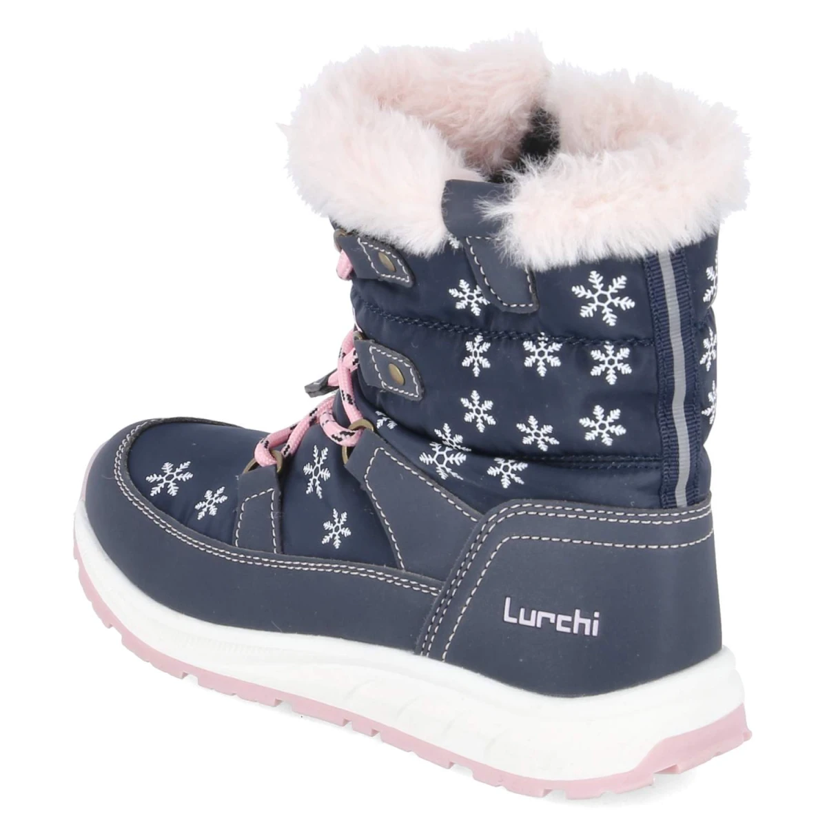 Winterstiefeletten ALBY TEX - navy-rose
