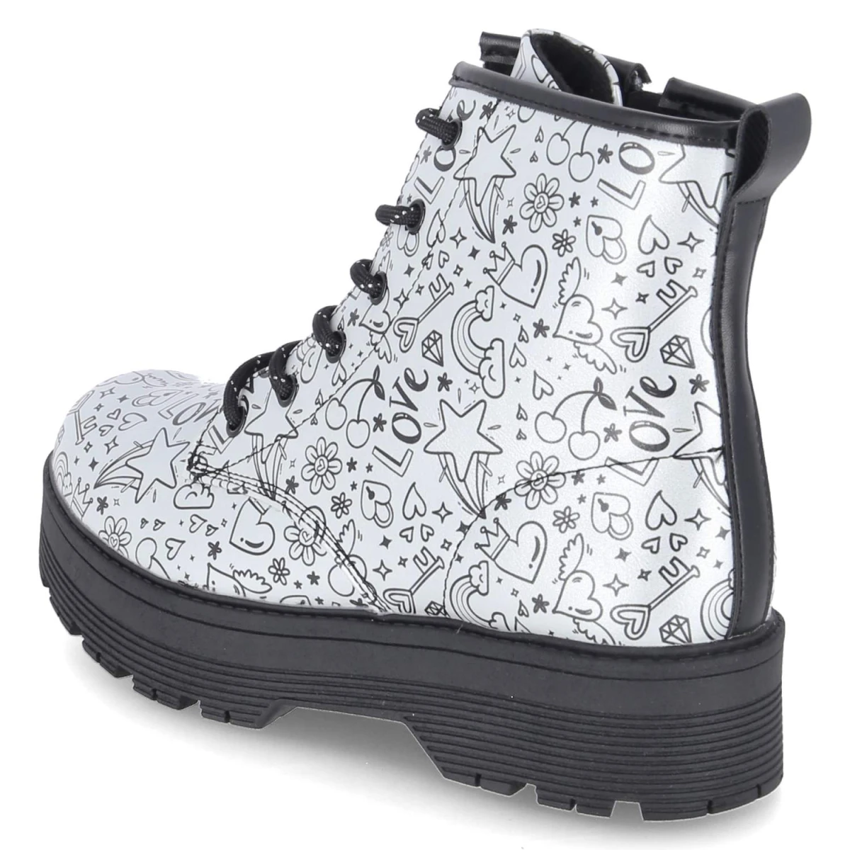 Boots GRAVLEN HI DOODLE DOWN - slbk