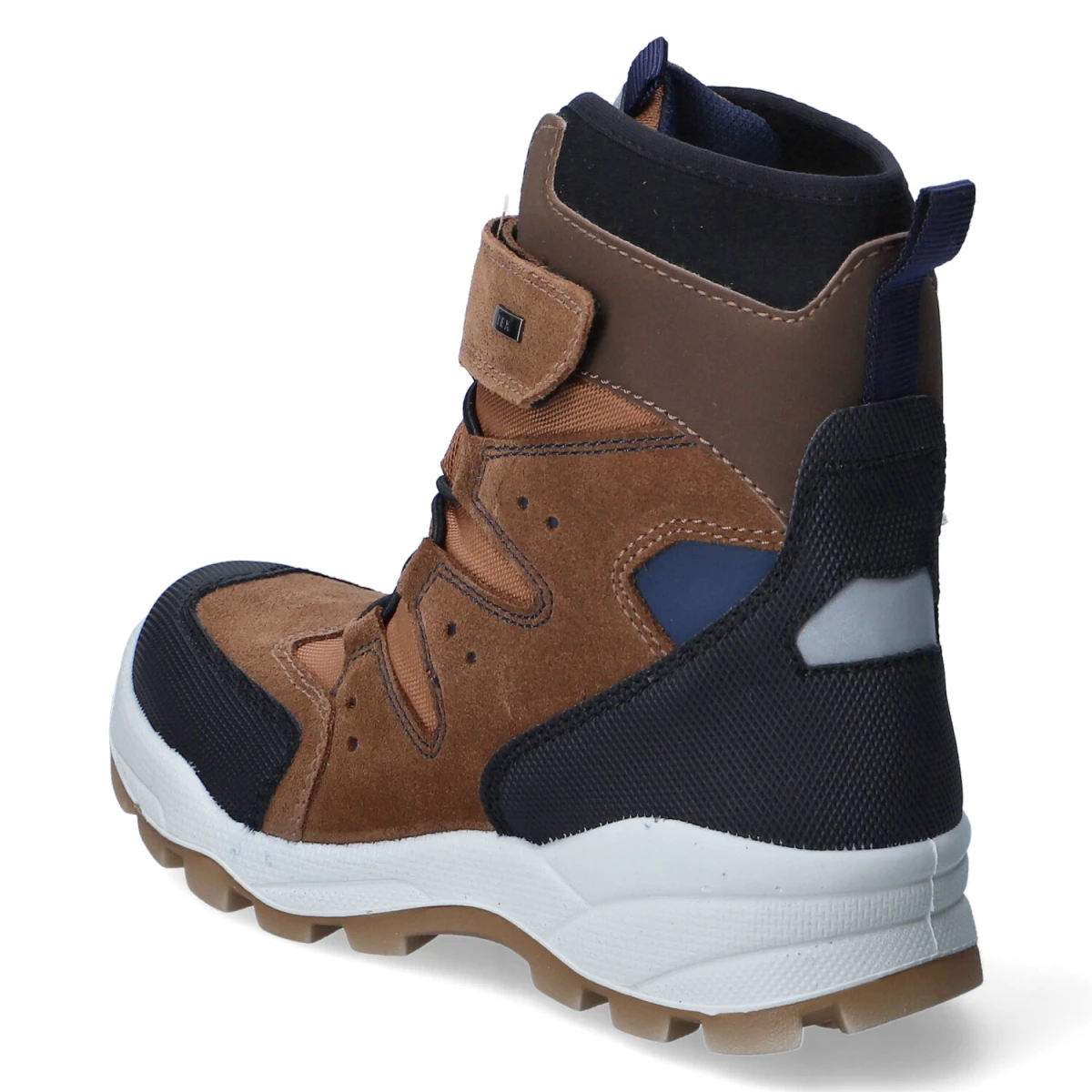 Winterstiefeletten - LEATHER/BLUE
