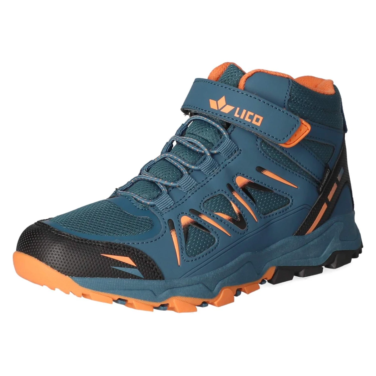 Outdoorboots - Petrol/Orange