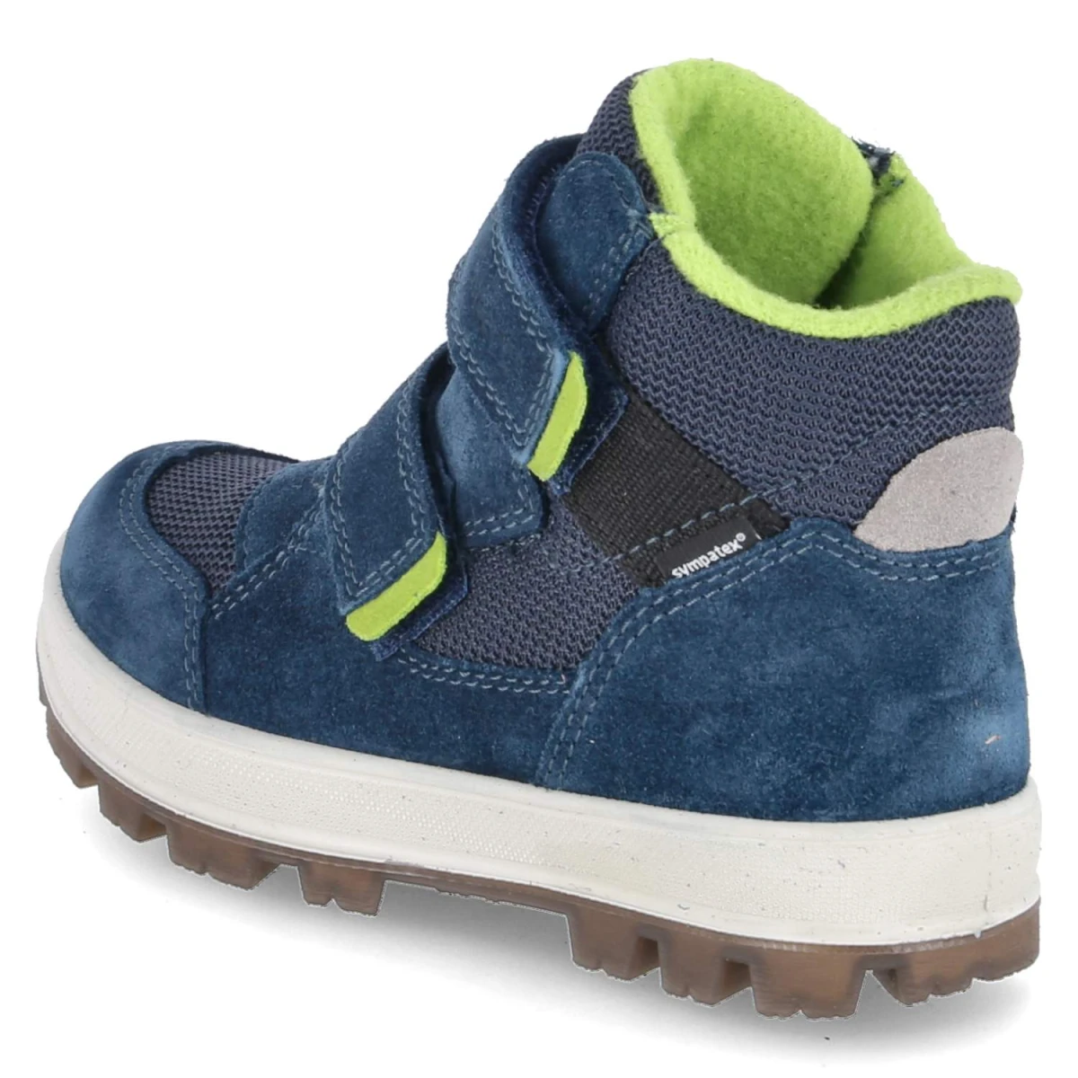 Winterstiefeletten TEDD - BLAU/HELLGRÜN