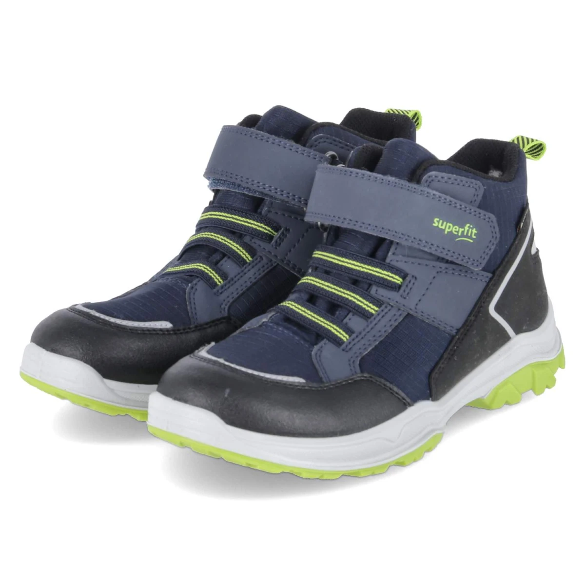 Winterboots JUPITER - BLAU/HELLGRÜN