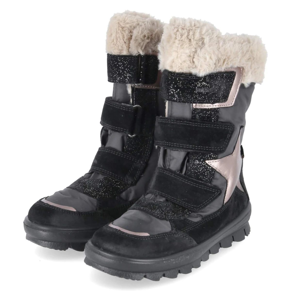 Winterstiefel FLAVIA - SCHWARZ/BEIGE