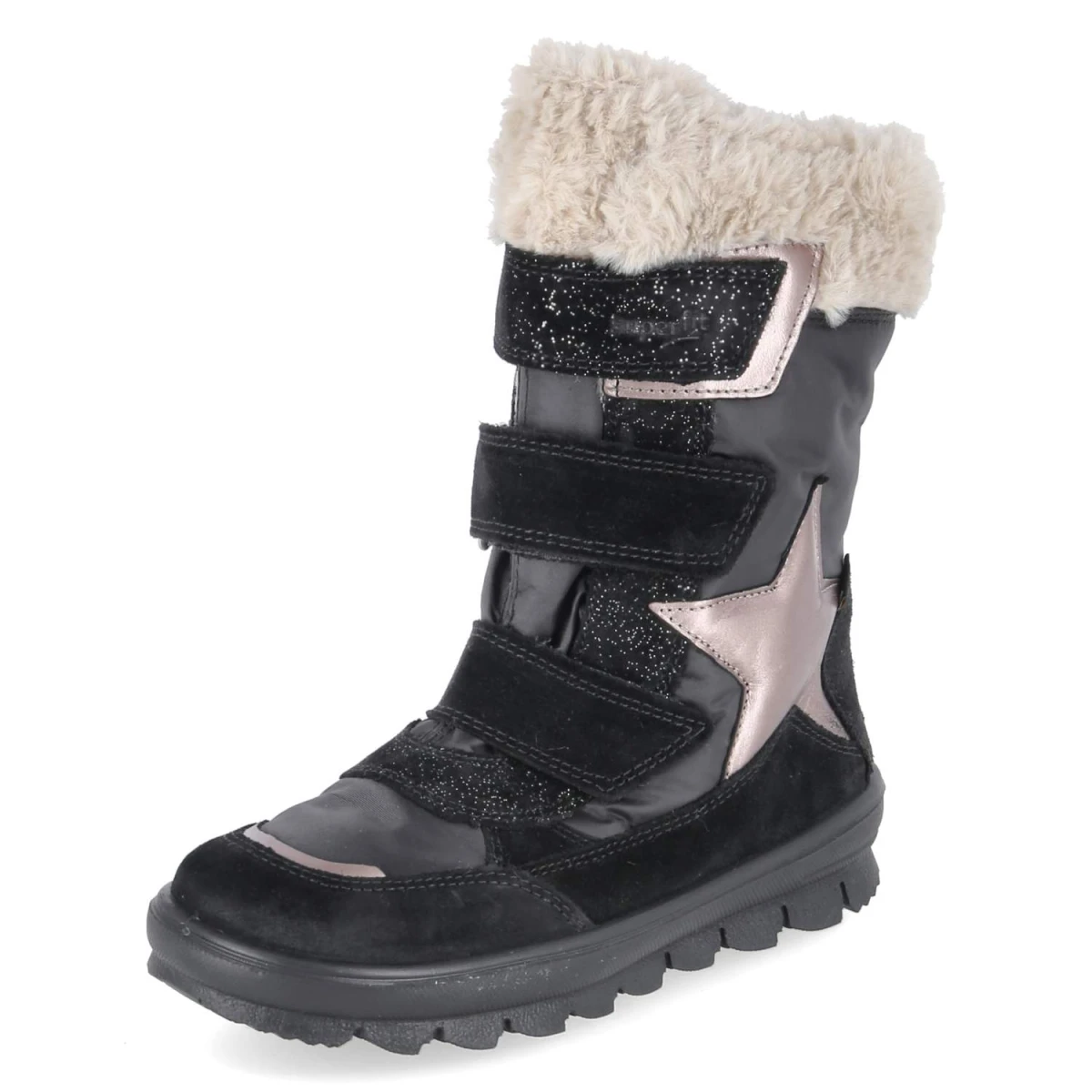Winterstiefel FLAVIA - SCHWARZ/BEIGE