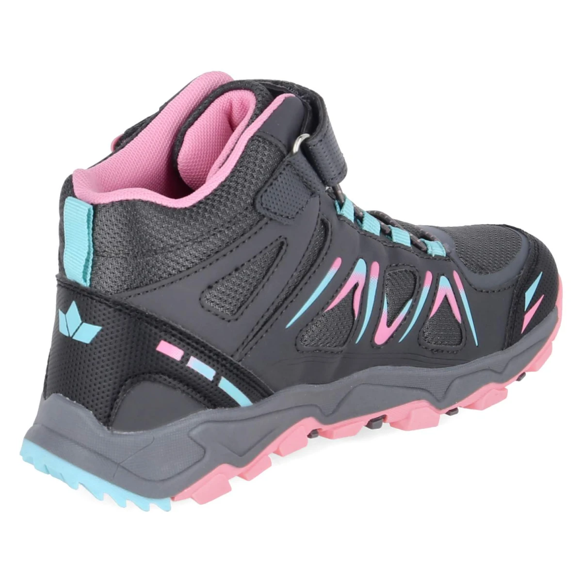 Outdoorboots ALLEN HIGH VS - anthrazit/pink/türkis