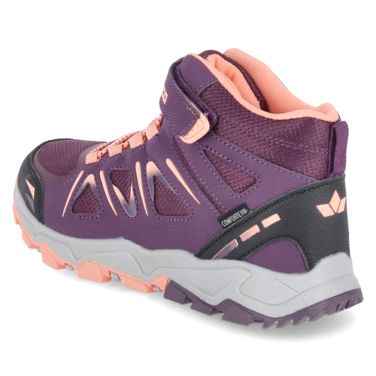 Outdoorboots ALLEN HIGH VS - bordeaux/pink