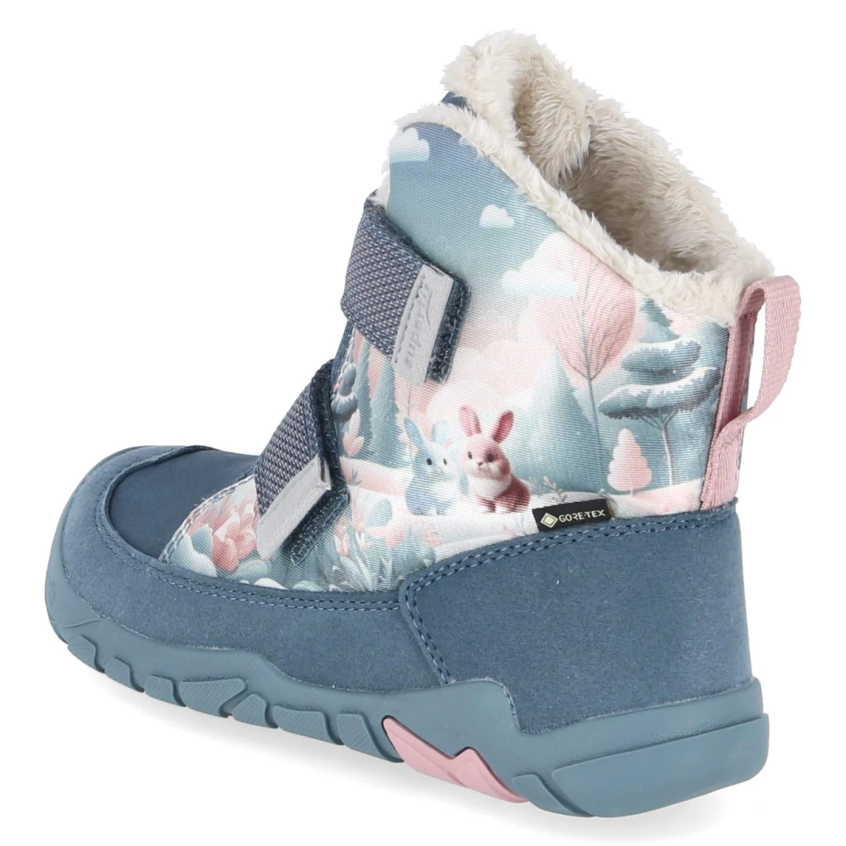 Snowboots TRACE - blau/rosa
